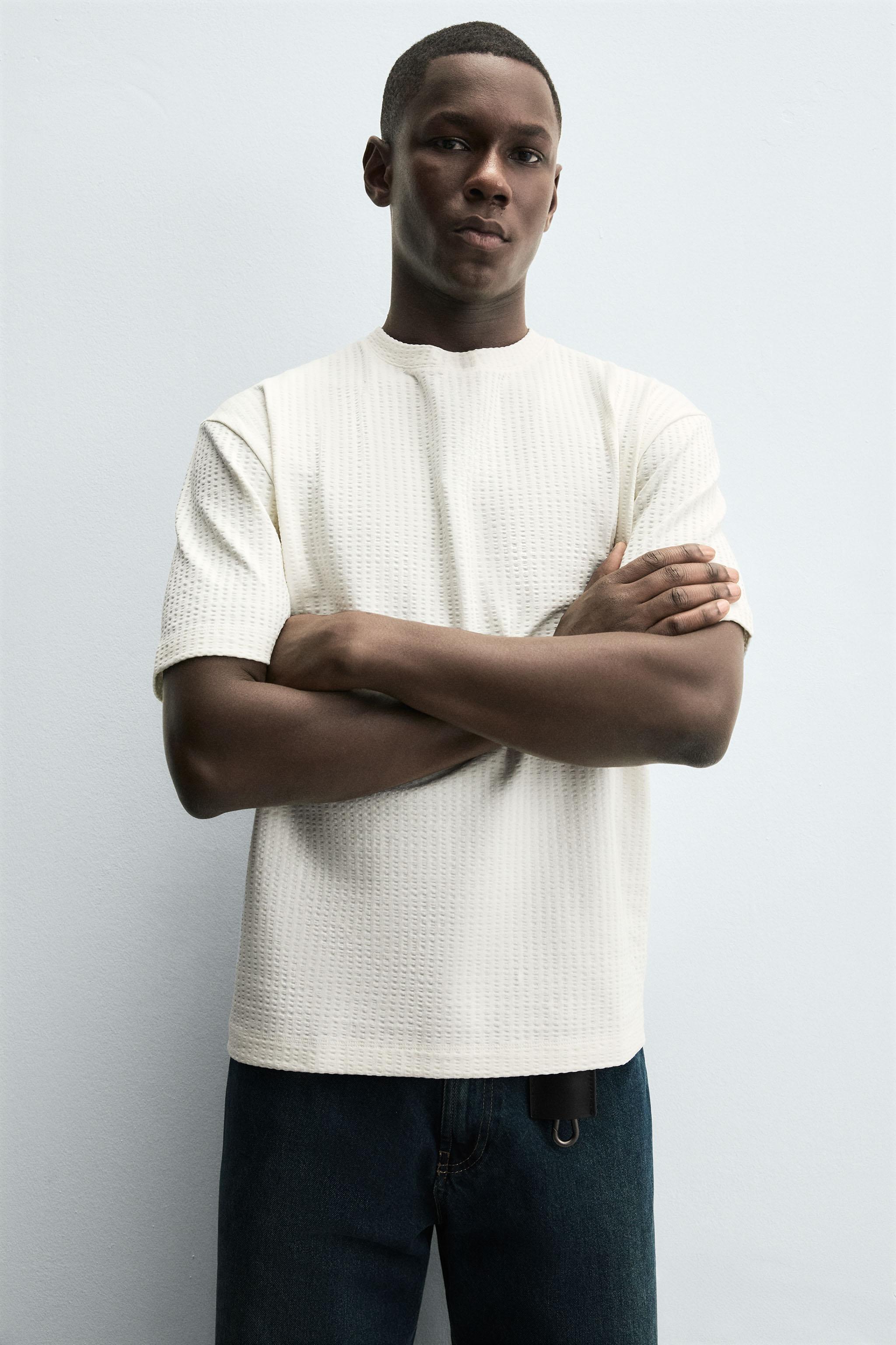 SEERSUCKER COMFORT T-SHIRT