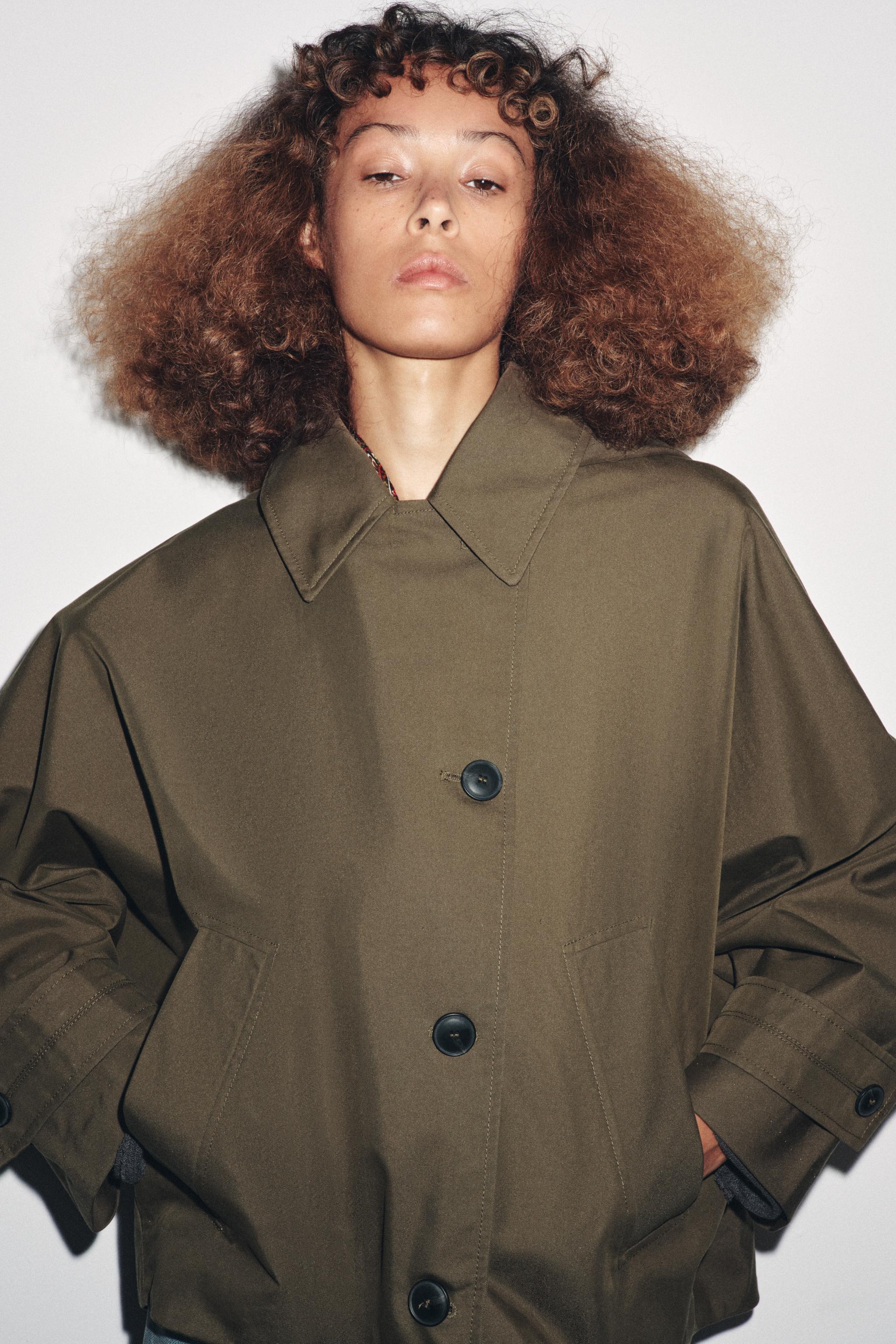 ZW COLLECTION WATER REPELLENT TRENCH COAT