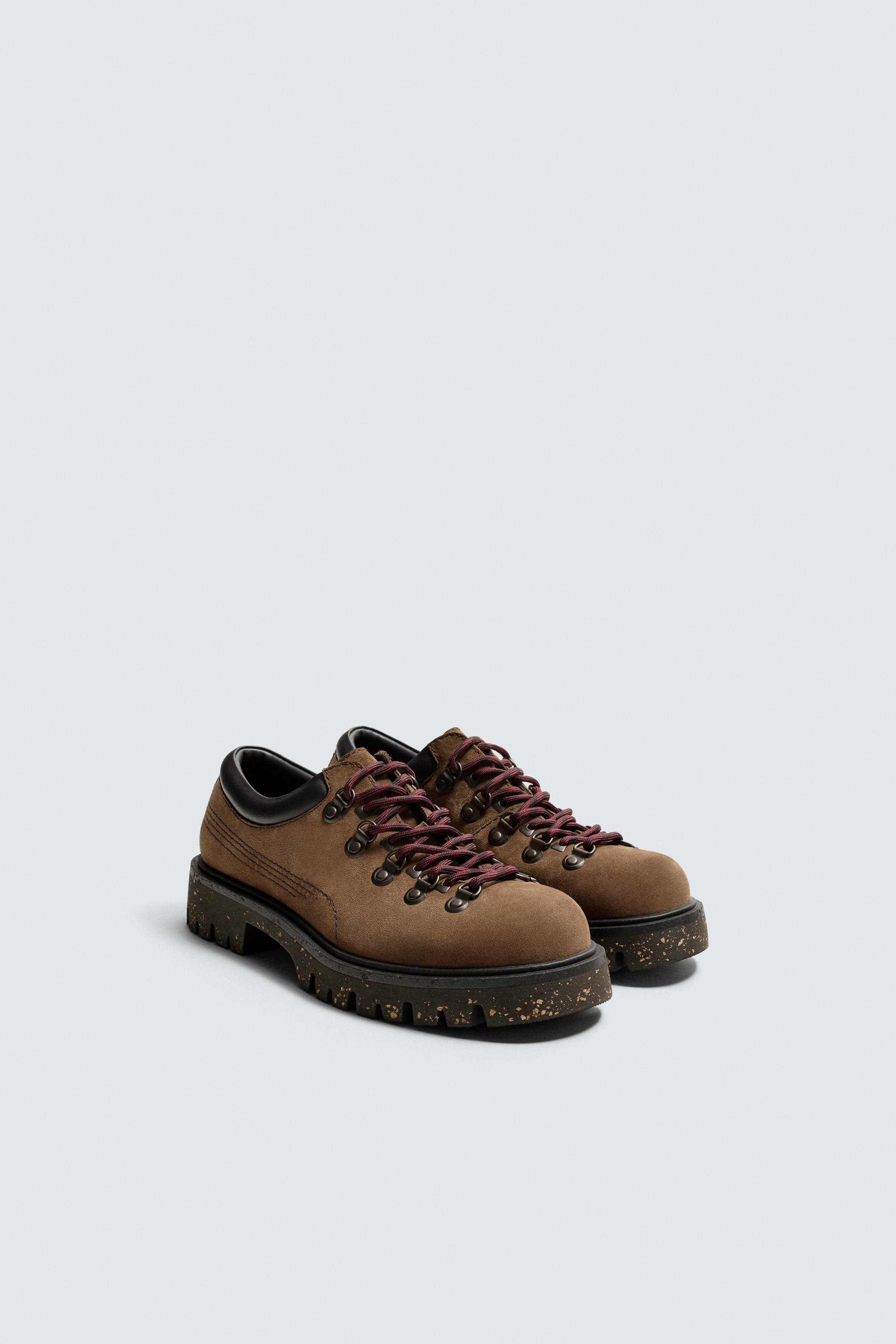 LEATHER TREKKING SHOES
