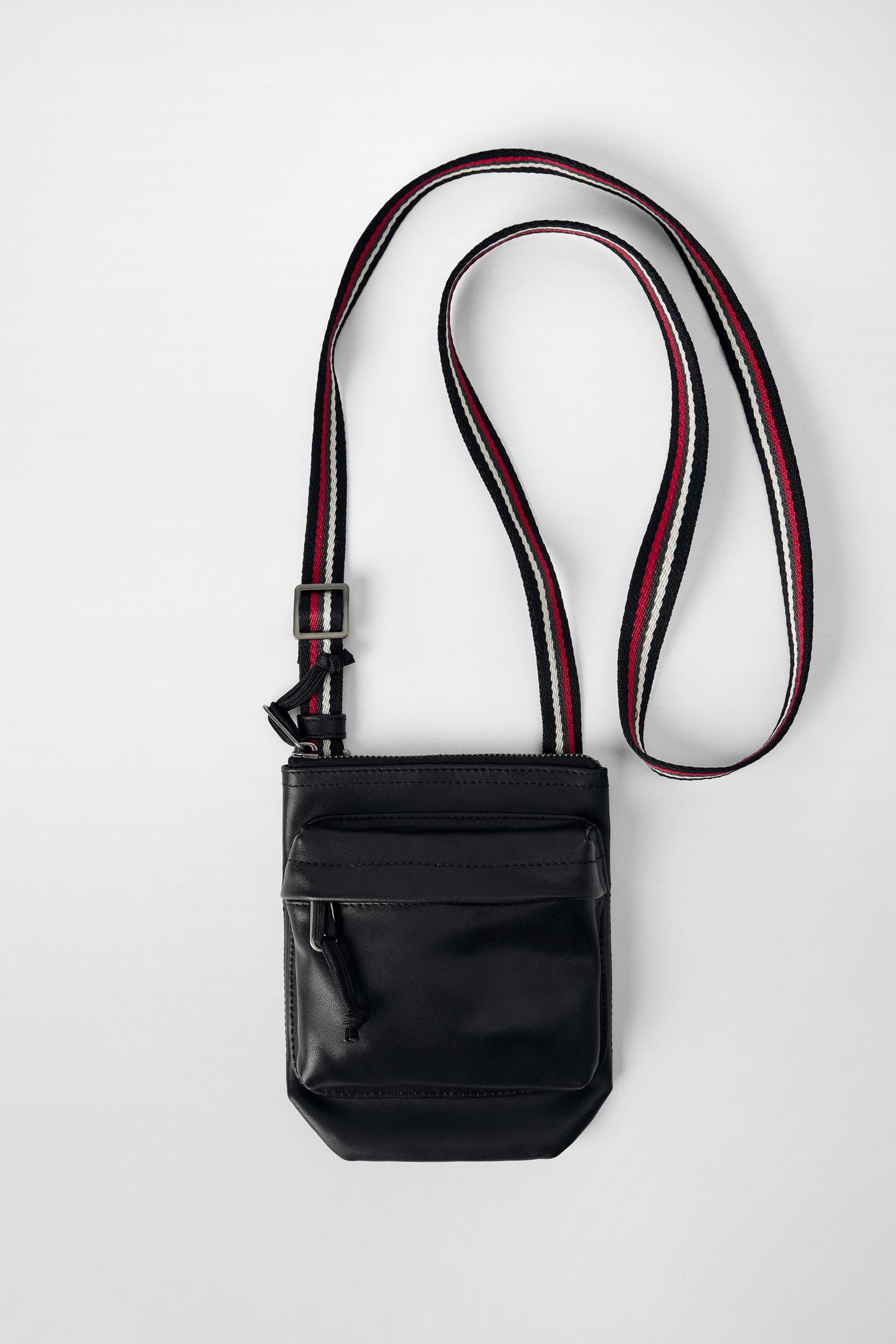 LEATHER CROSSBODY BAG BOBBY GILLESPIE X ZARA