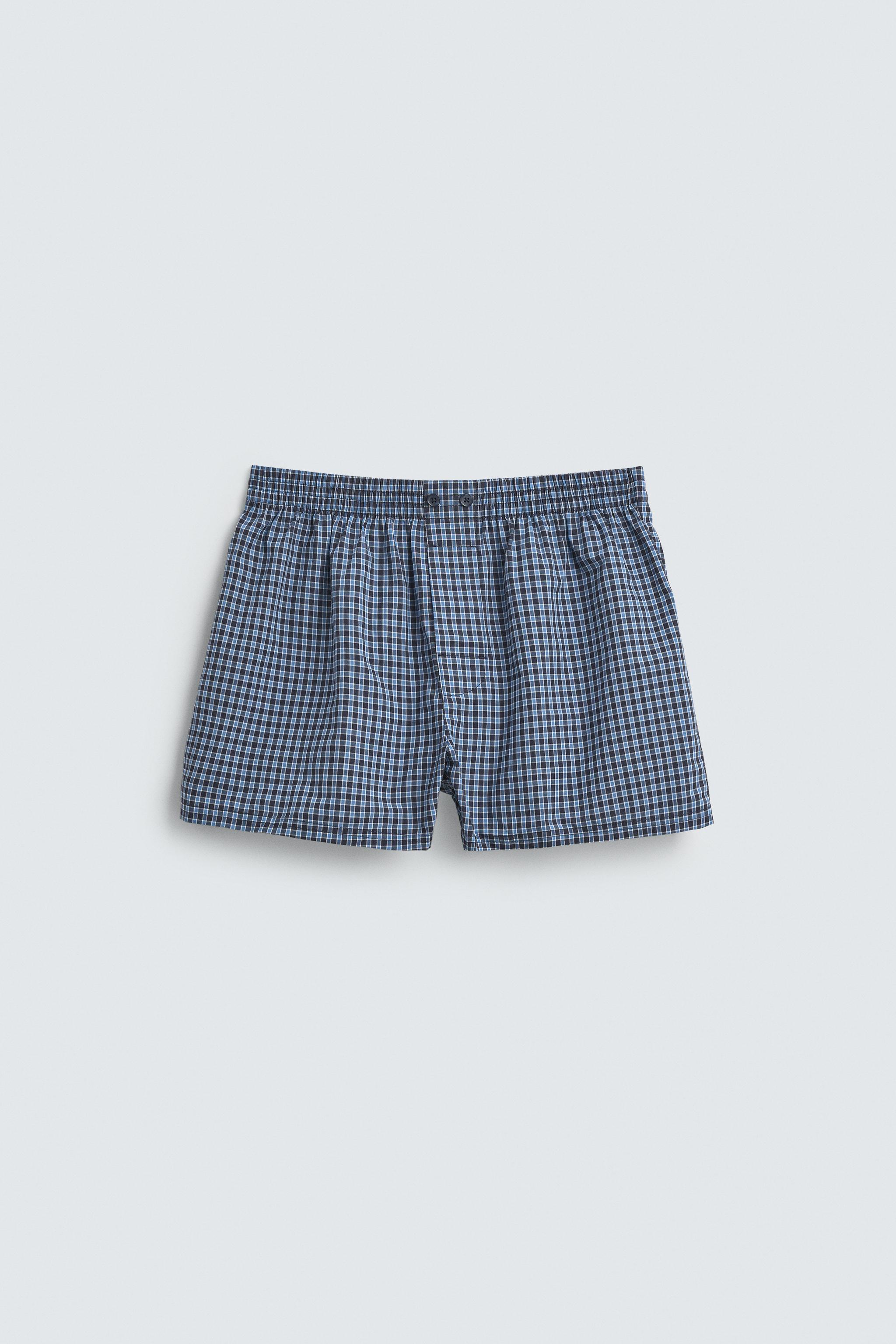 LIMITED EDITION CHECKERED POPLIN BOXERS