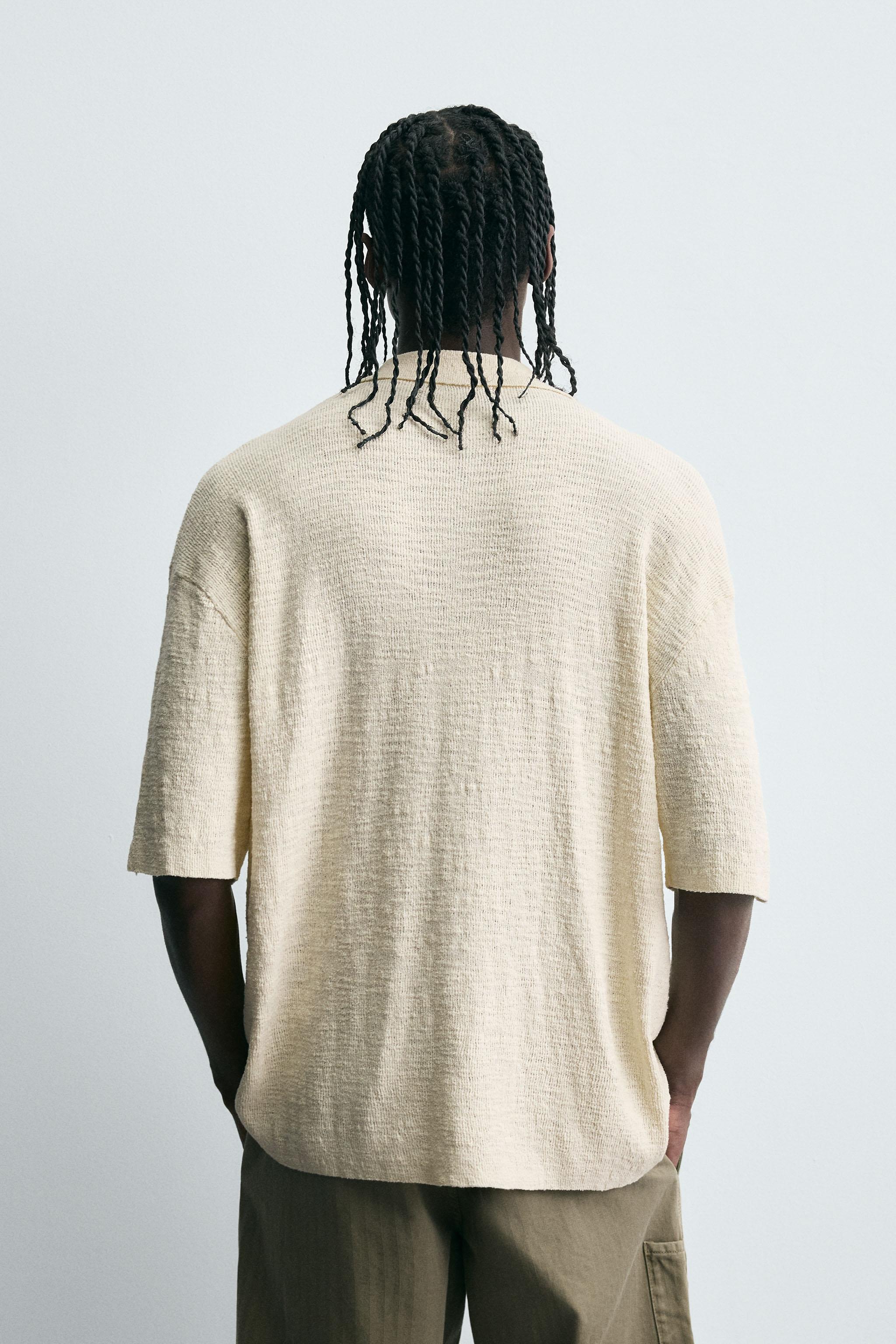 IRREGULAR KNIT SHIRT