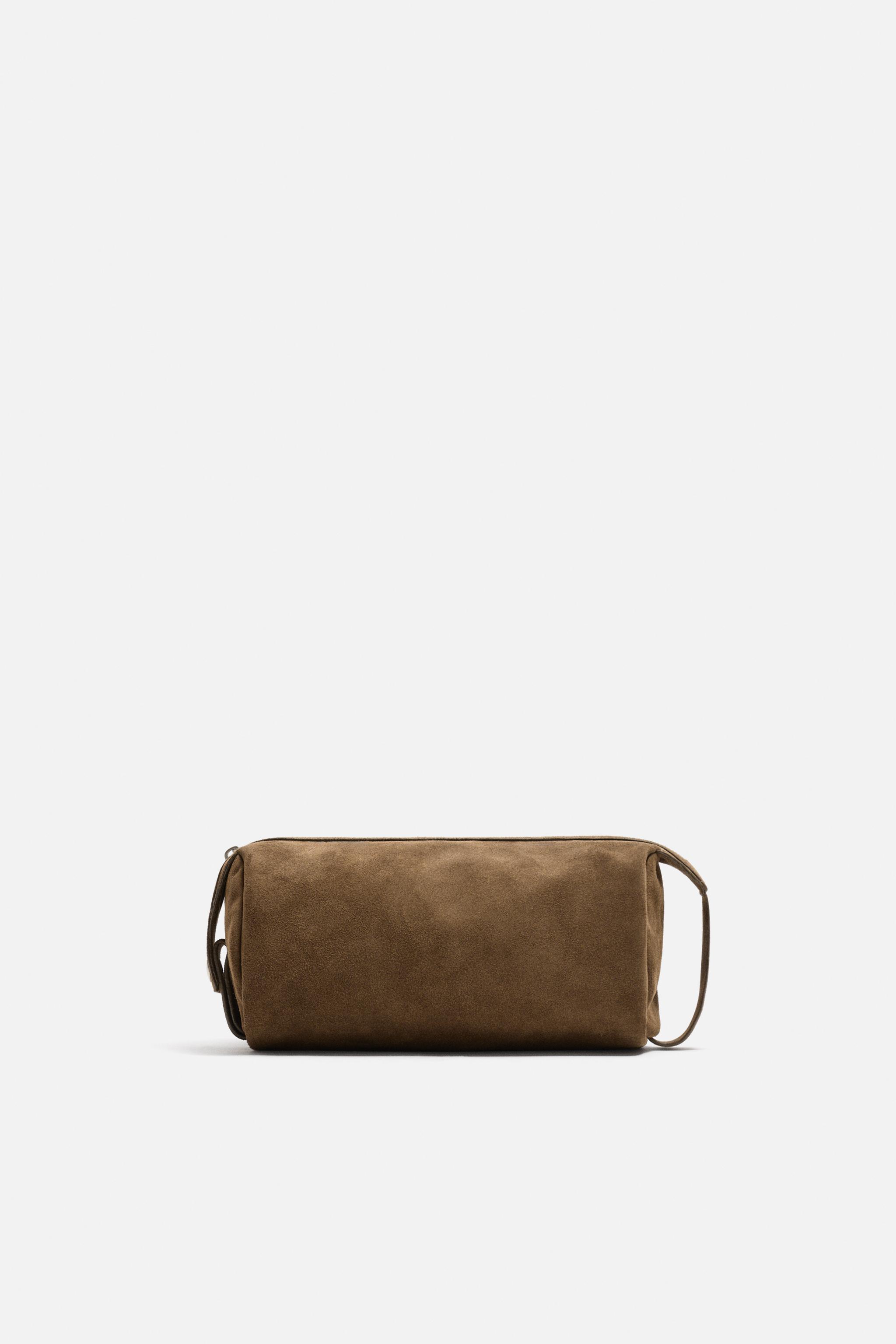 LEATHER TOILETRY BAG