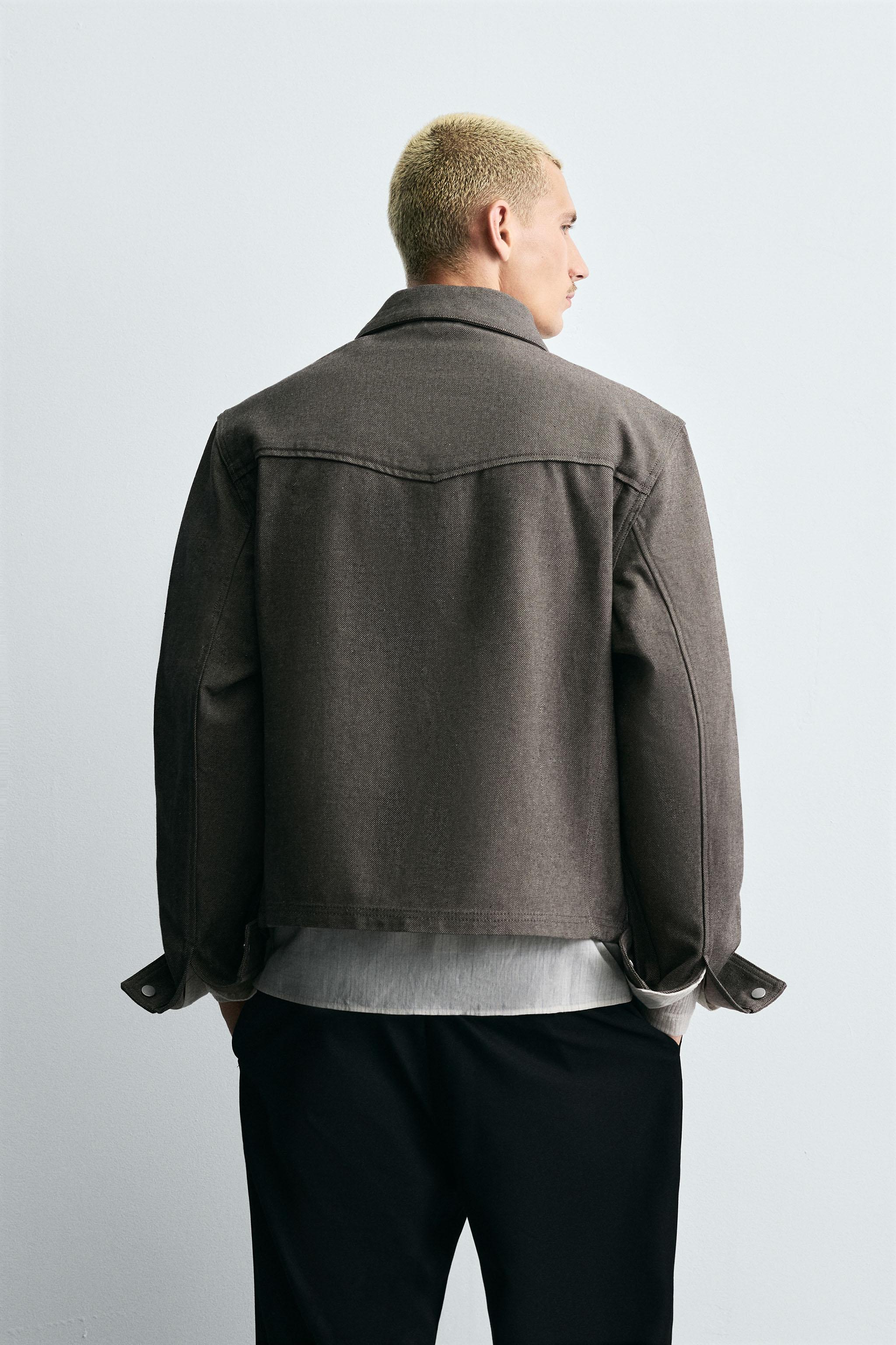 TWILL STRUCTURE OVERSHIRT