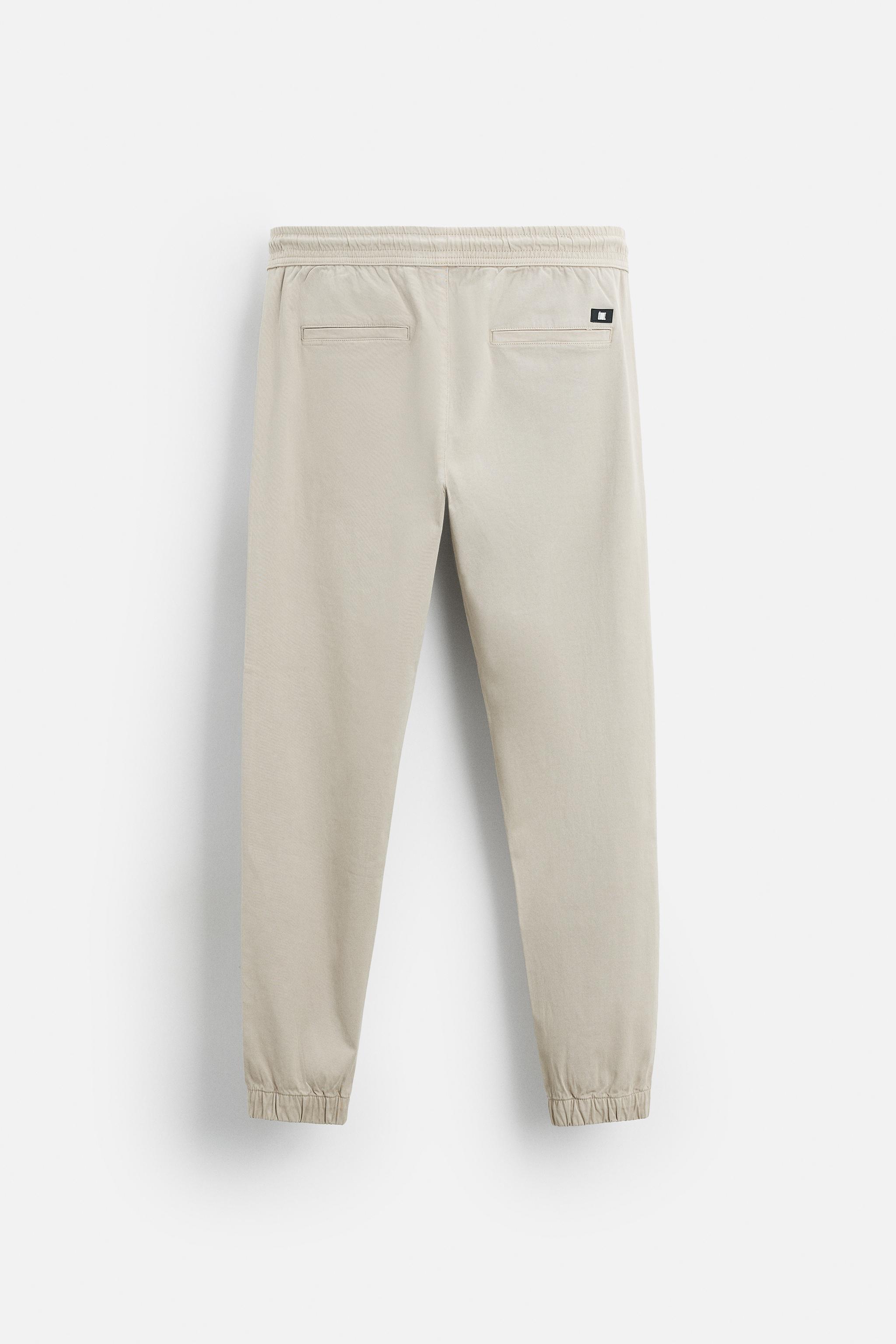 WASHED JOGGER WAIST PANTS