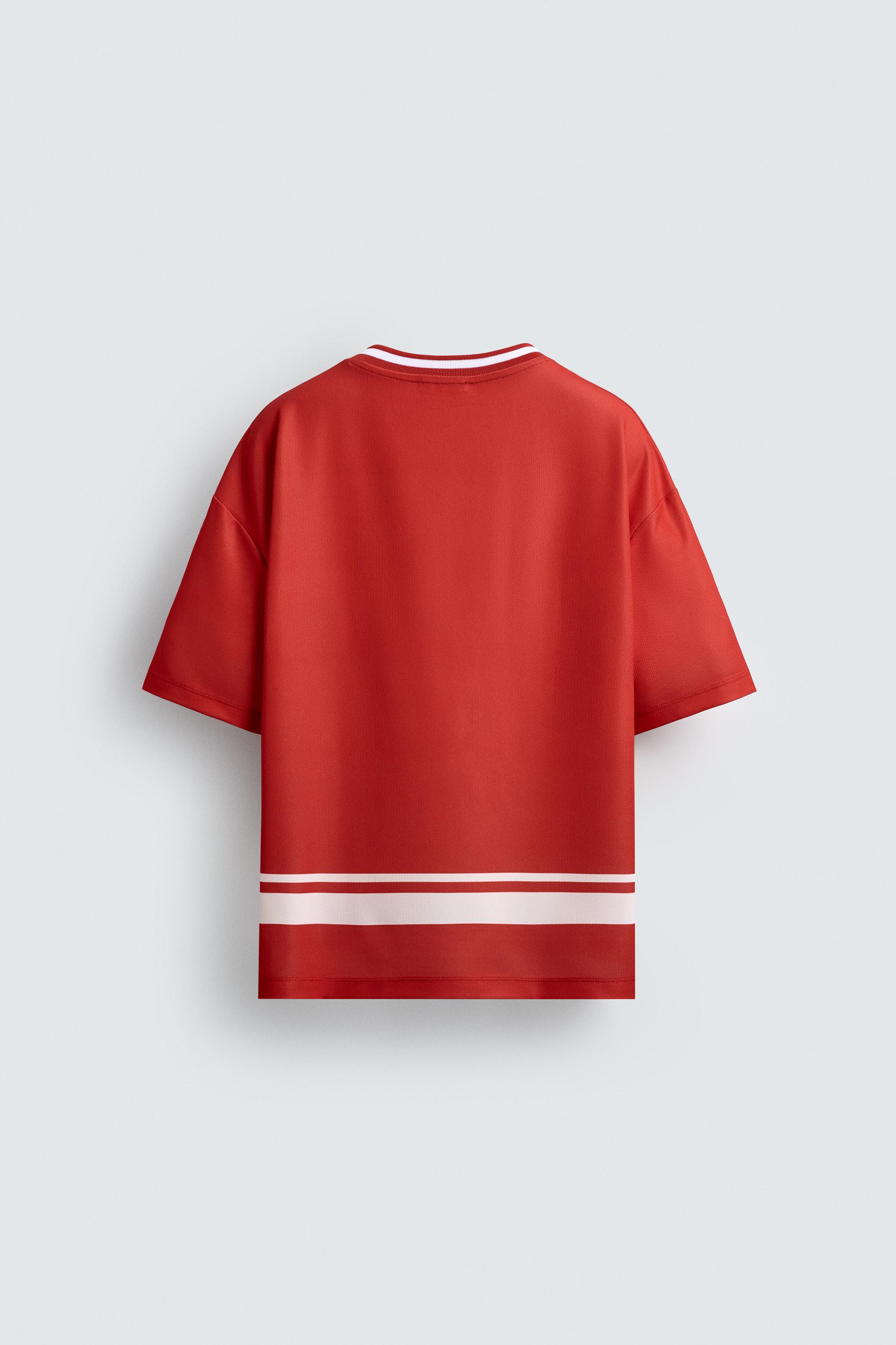 RETRO FOOTBALL PRINT T-SHIRT