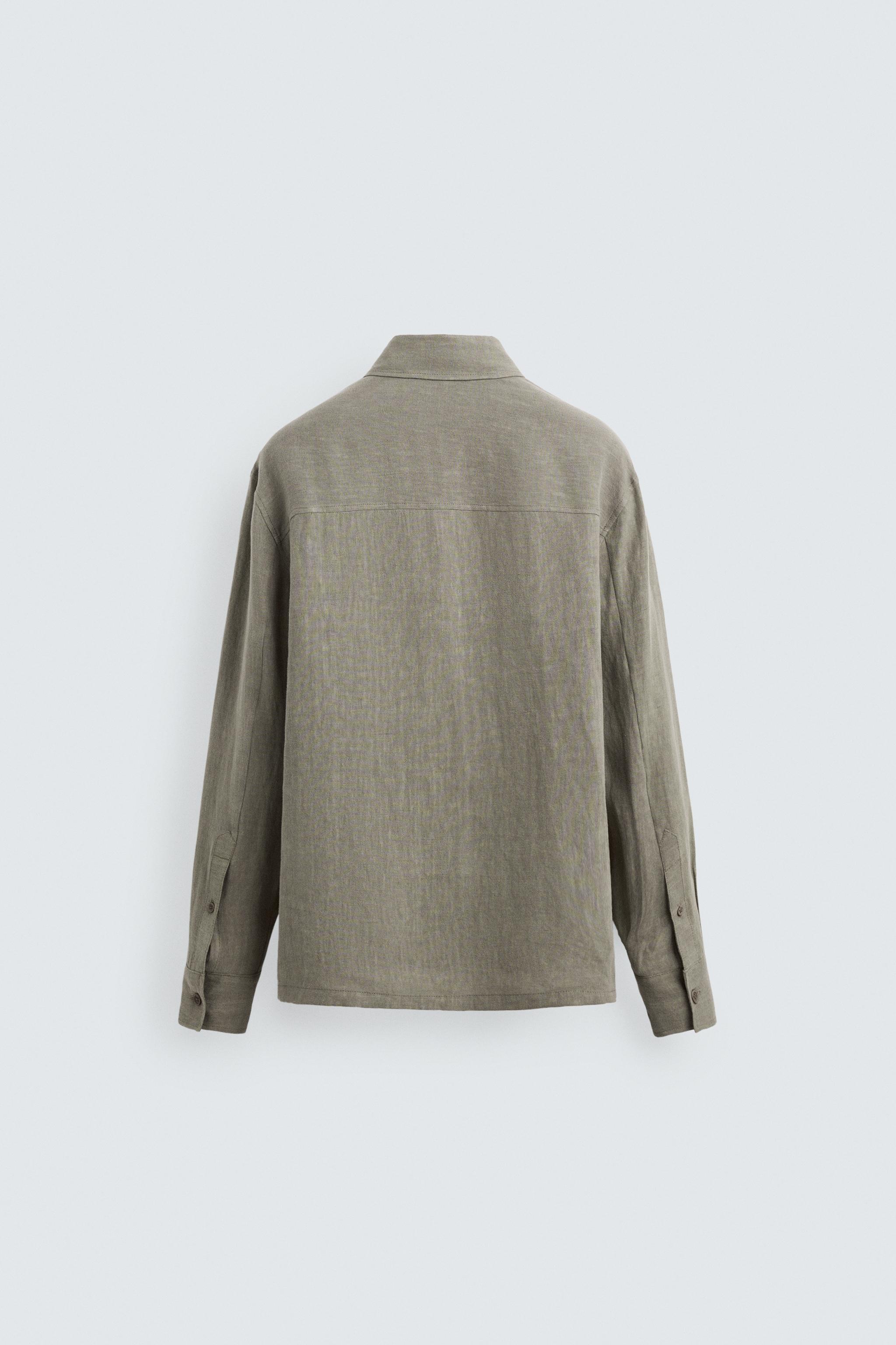 WASHED 100% LINEN SHIRT