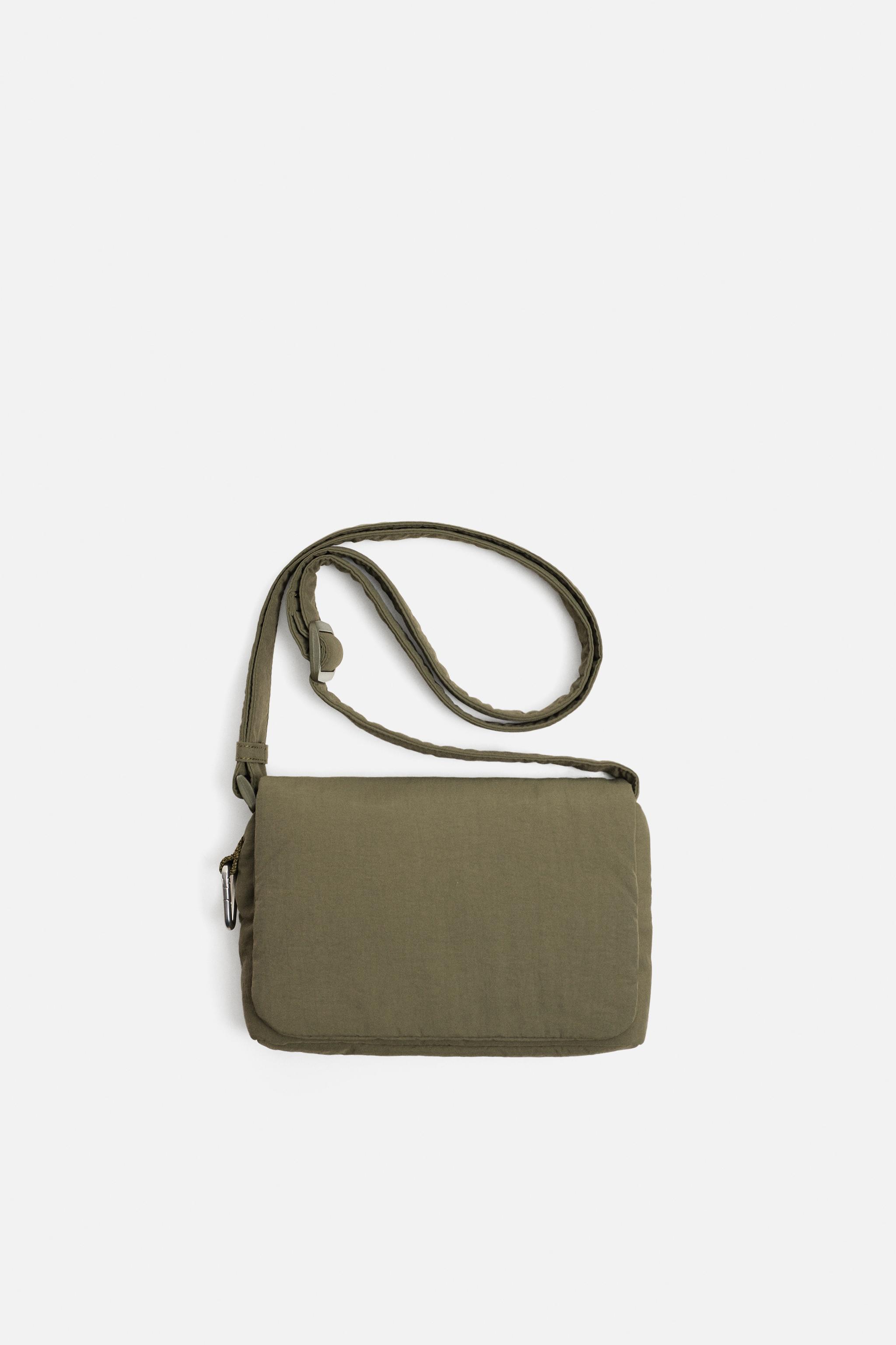NYLON FLAP CROSSBODY BAG