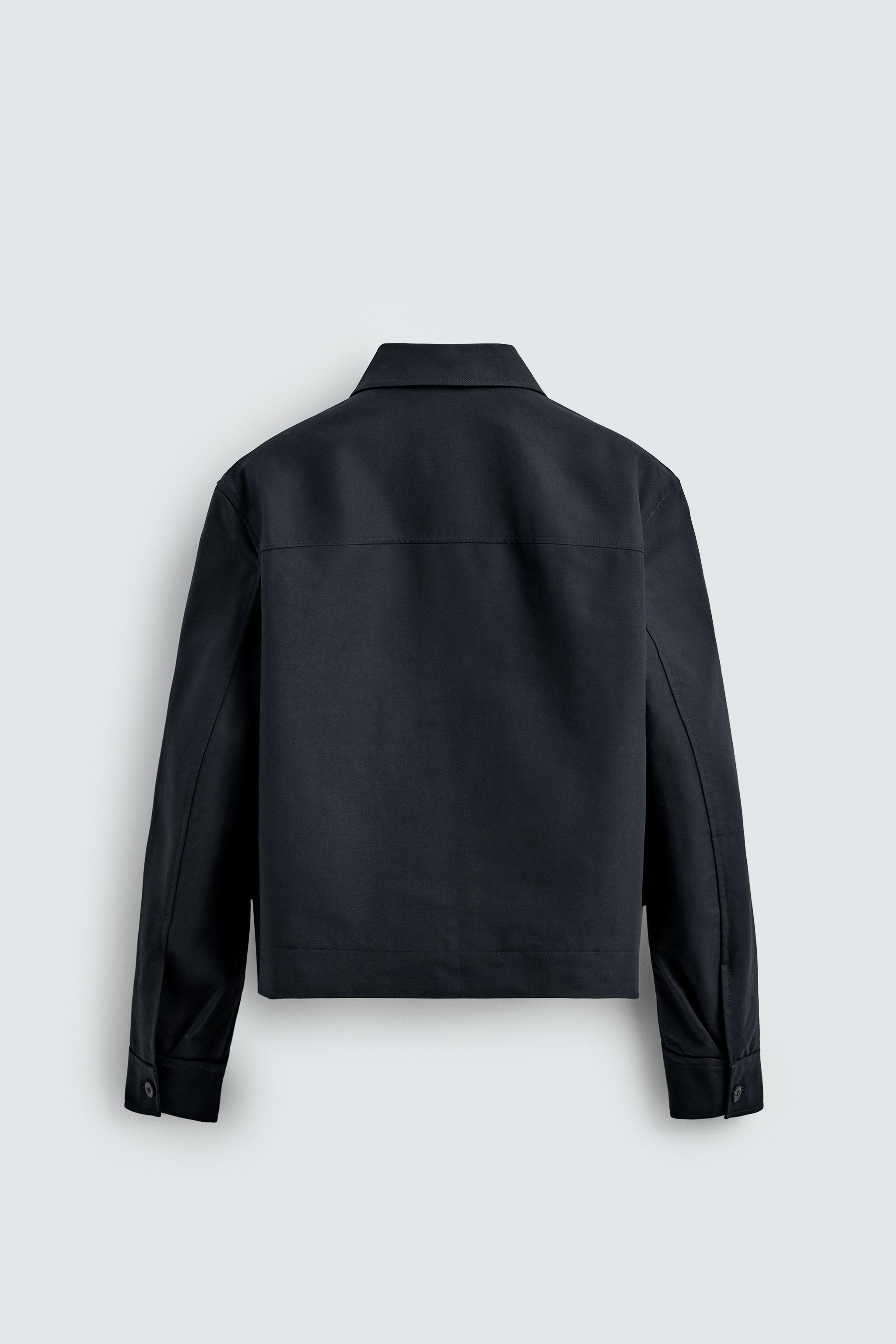 COTTON CROPPED FIT JACKET