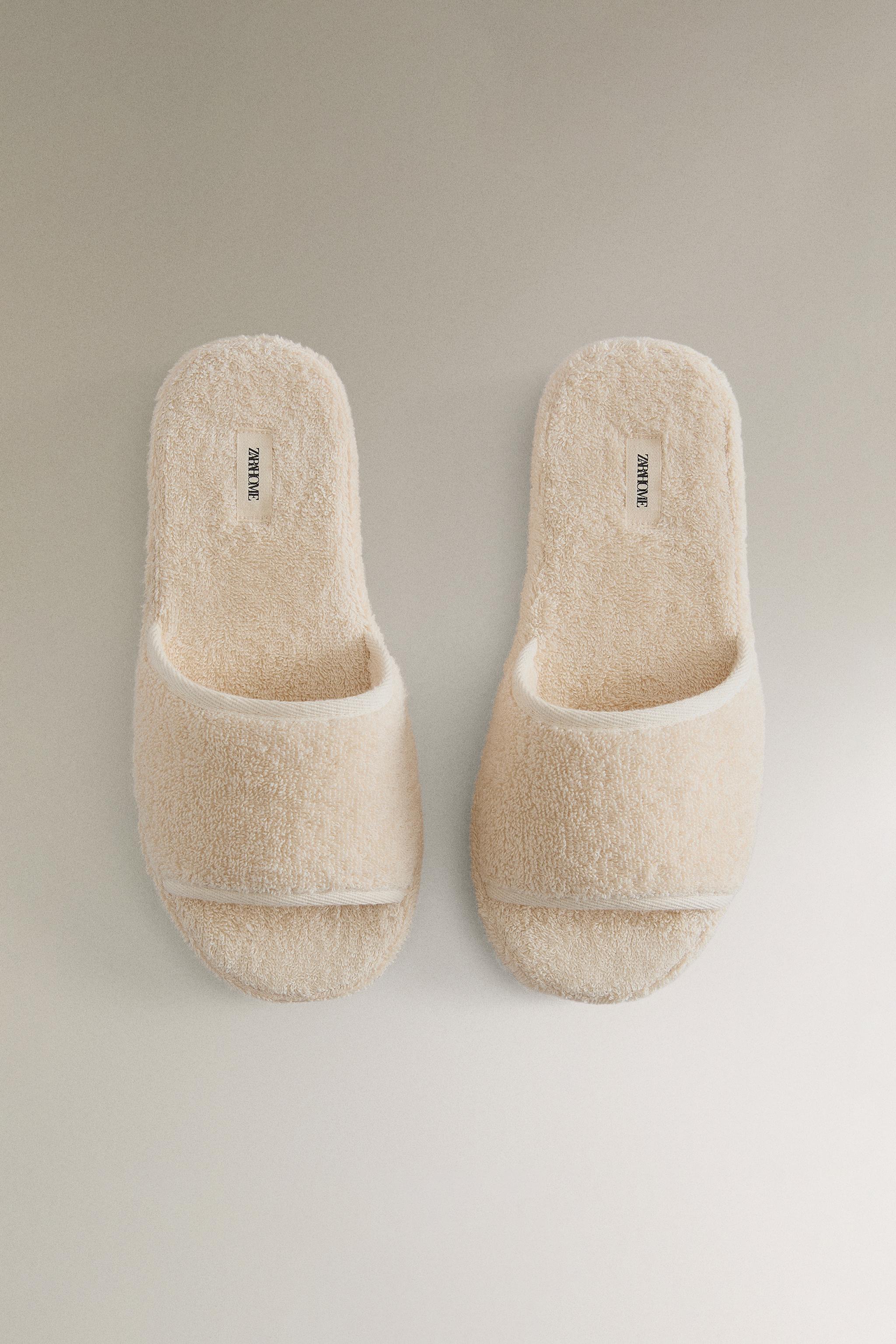 FLATFORM TERRYCLOTH SLIPPERS