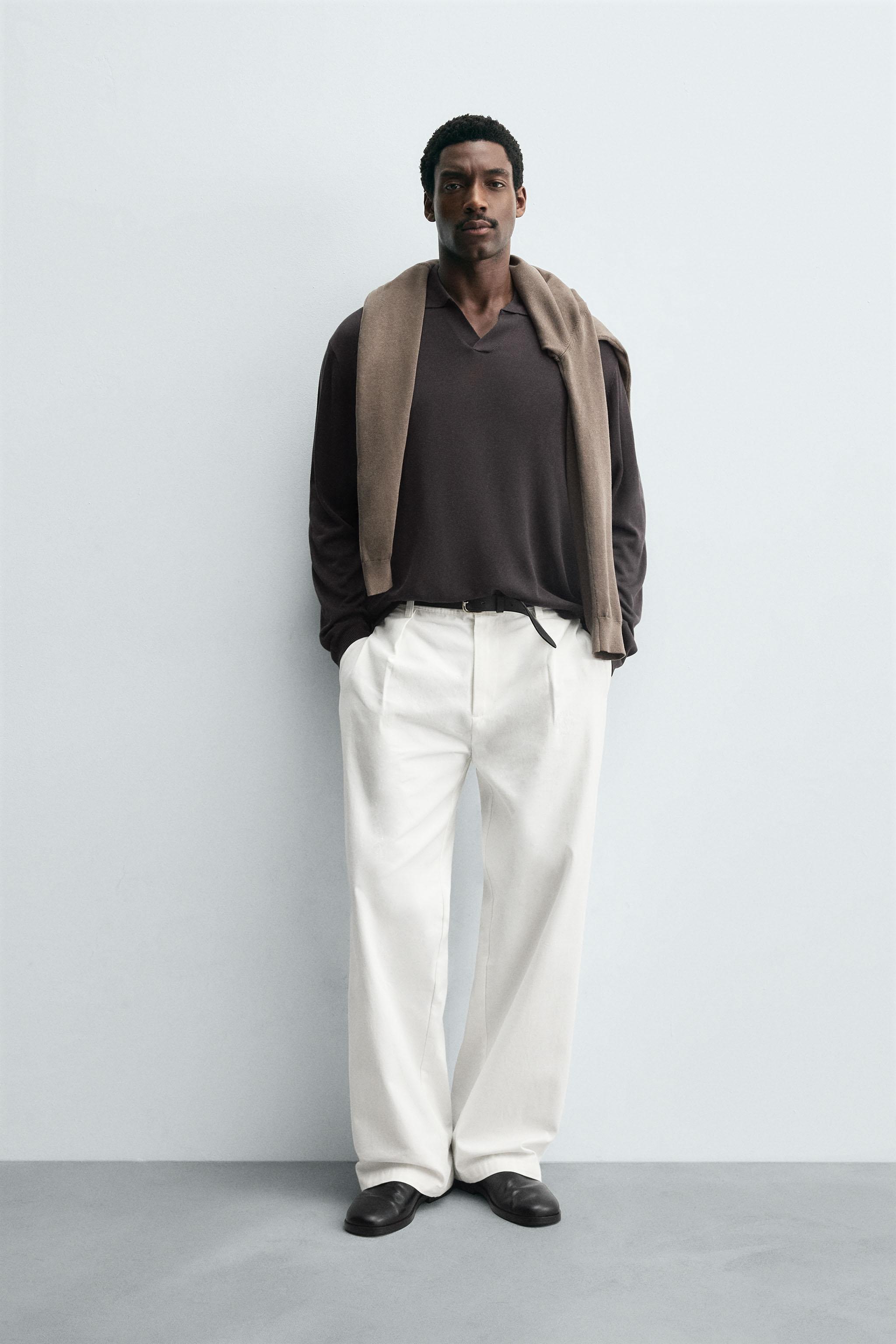 TEXTURED KNIT POLO SHIRT