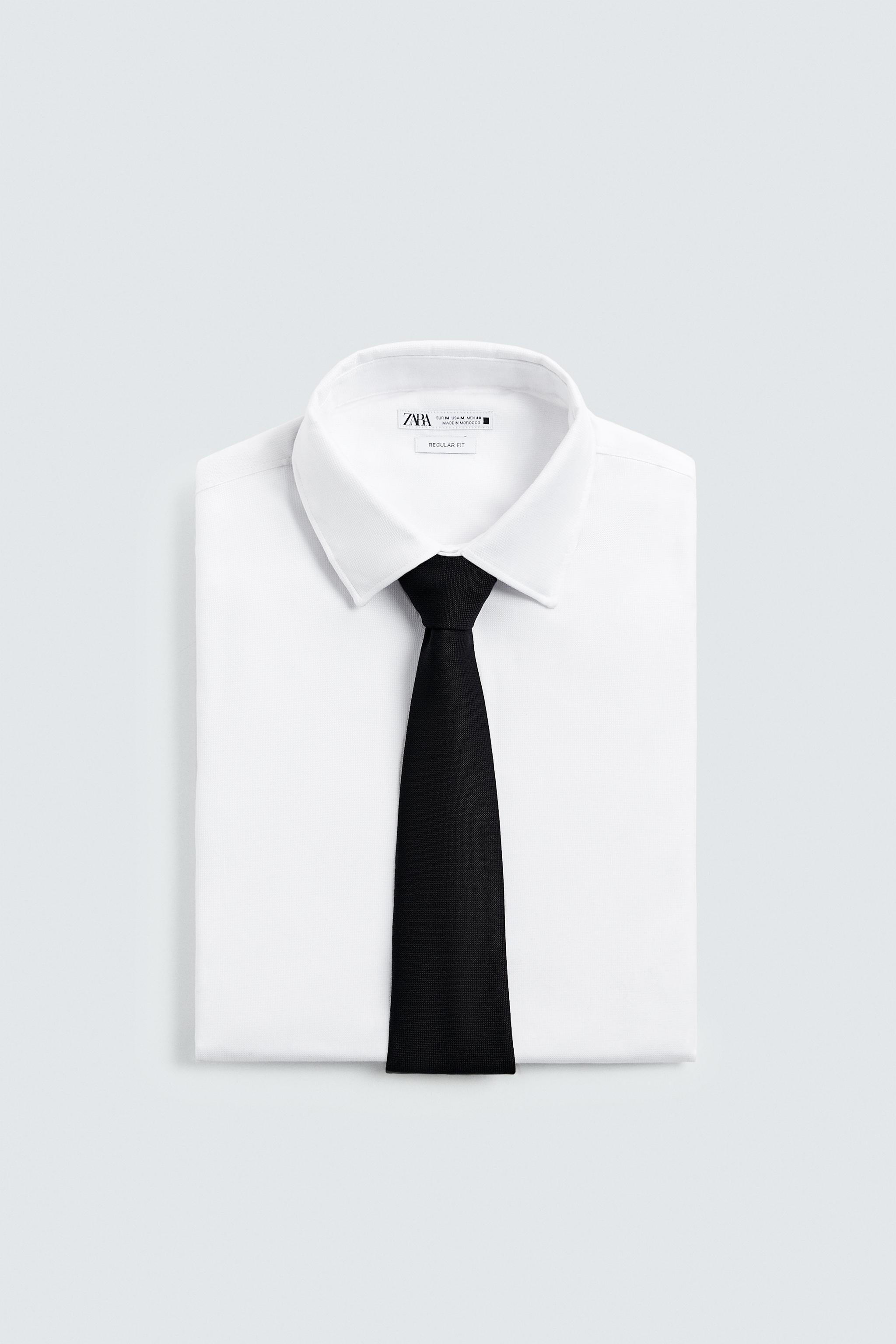 100% WOOL TEXTURED TIE