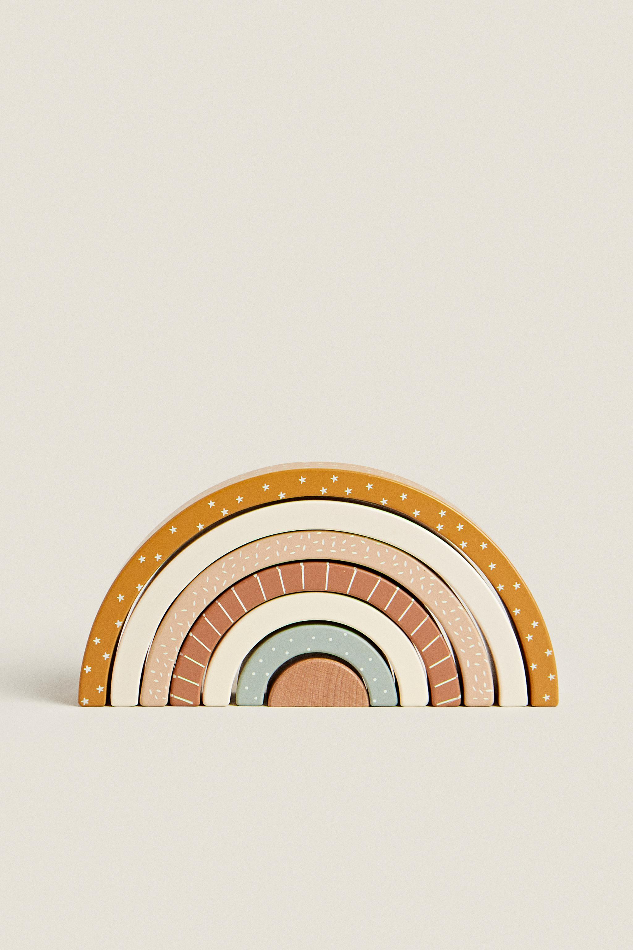 CHILDREN'S TOY RAINBOW BLOCKS