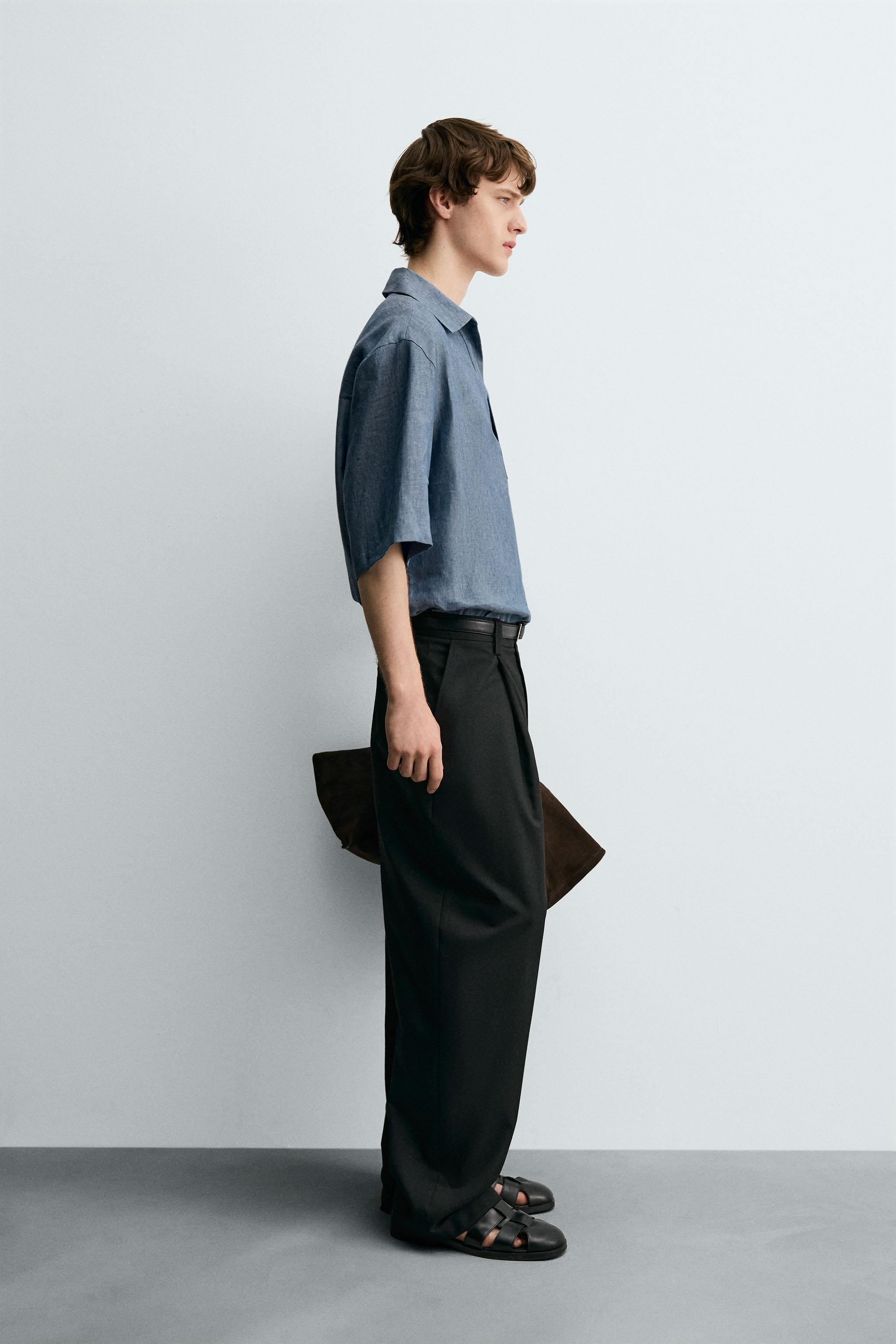 100% LINEN POLO SHIRT