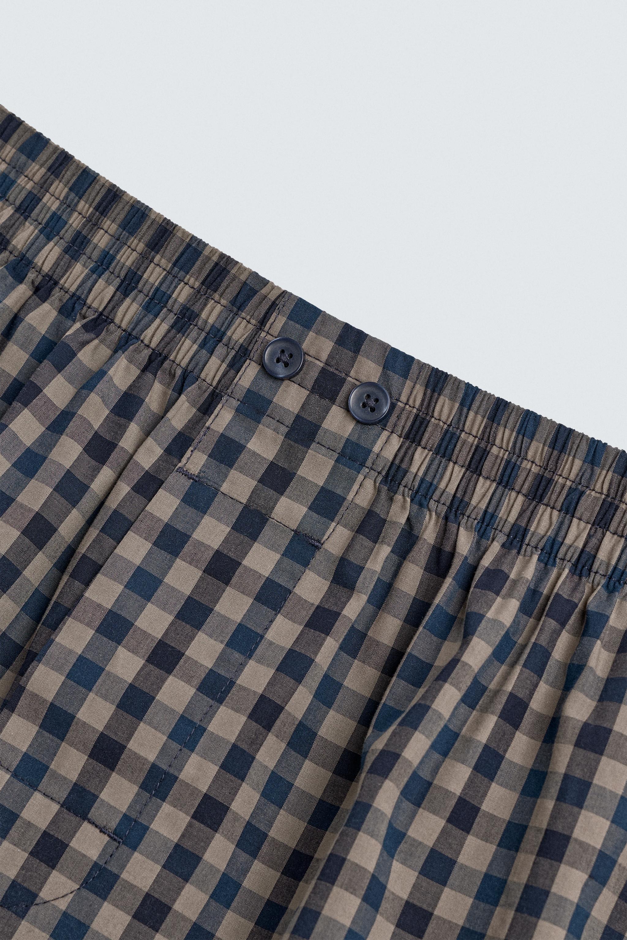 LIMITED EDITION CHECKERED POPLIN BOXERS