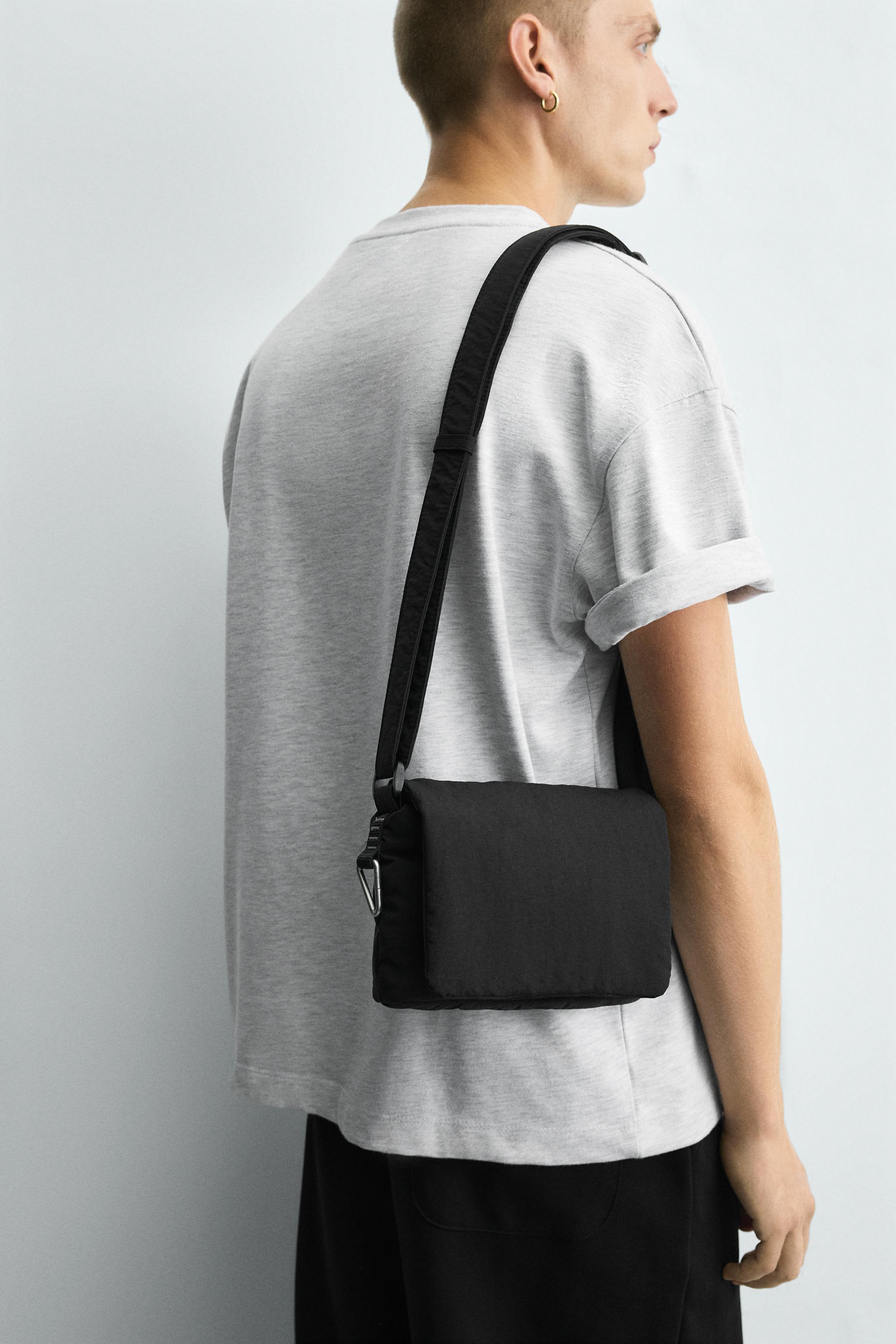 NYLON FLAP CROSSBODY BAG