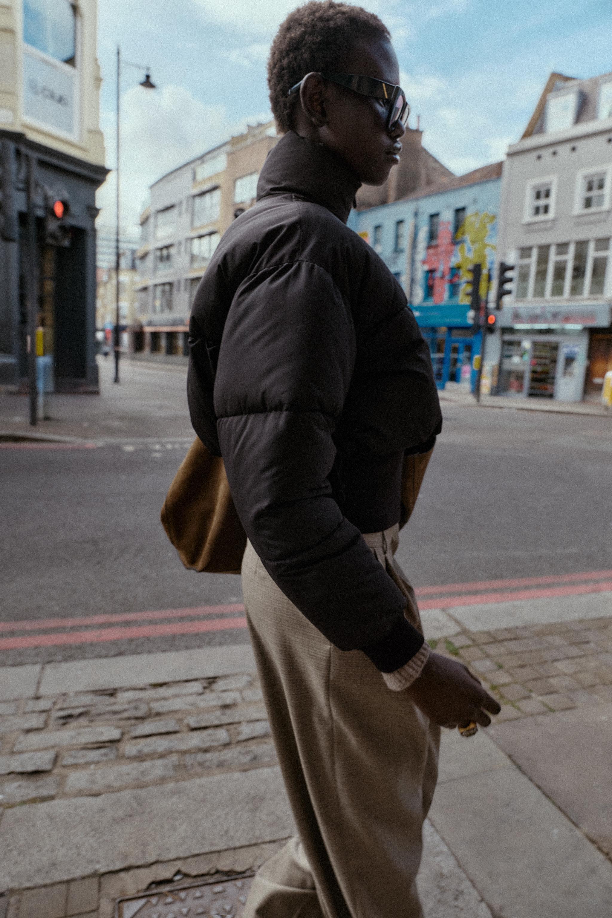 COMBINATION CROPPED PADDED JACKET