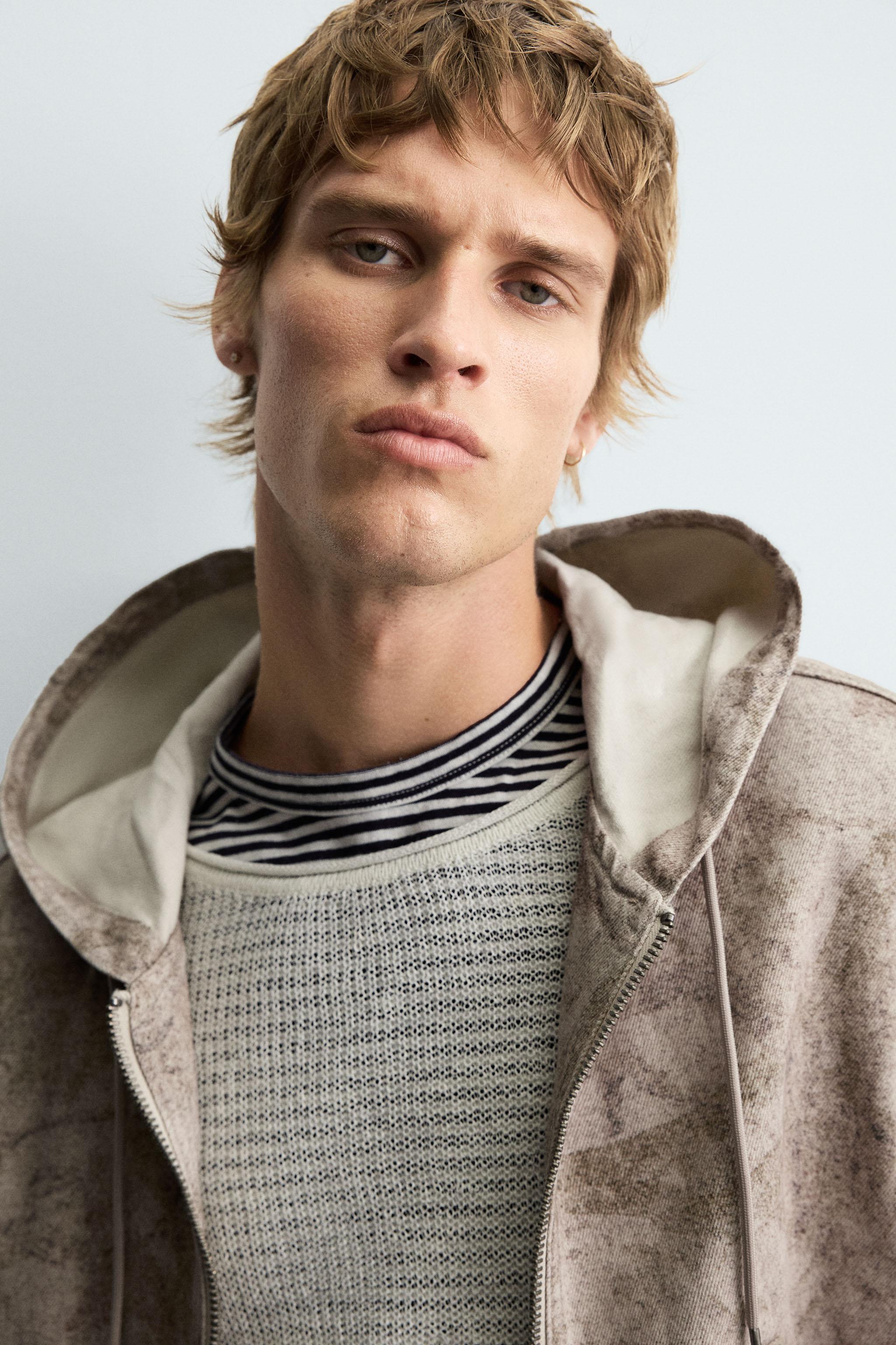 WASHED HOODED JACKET