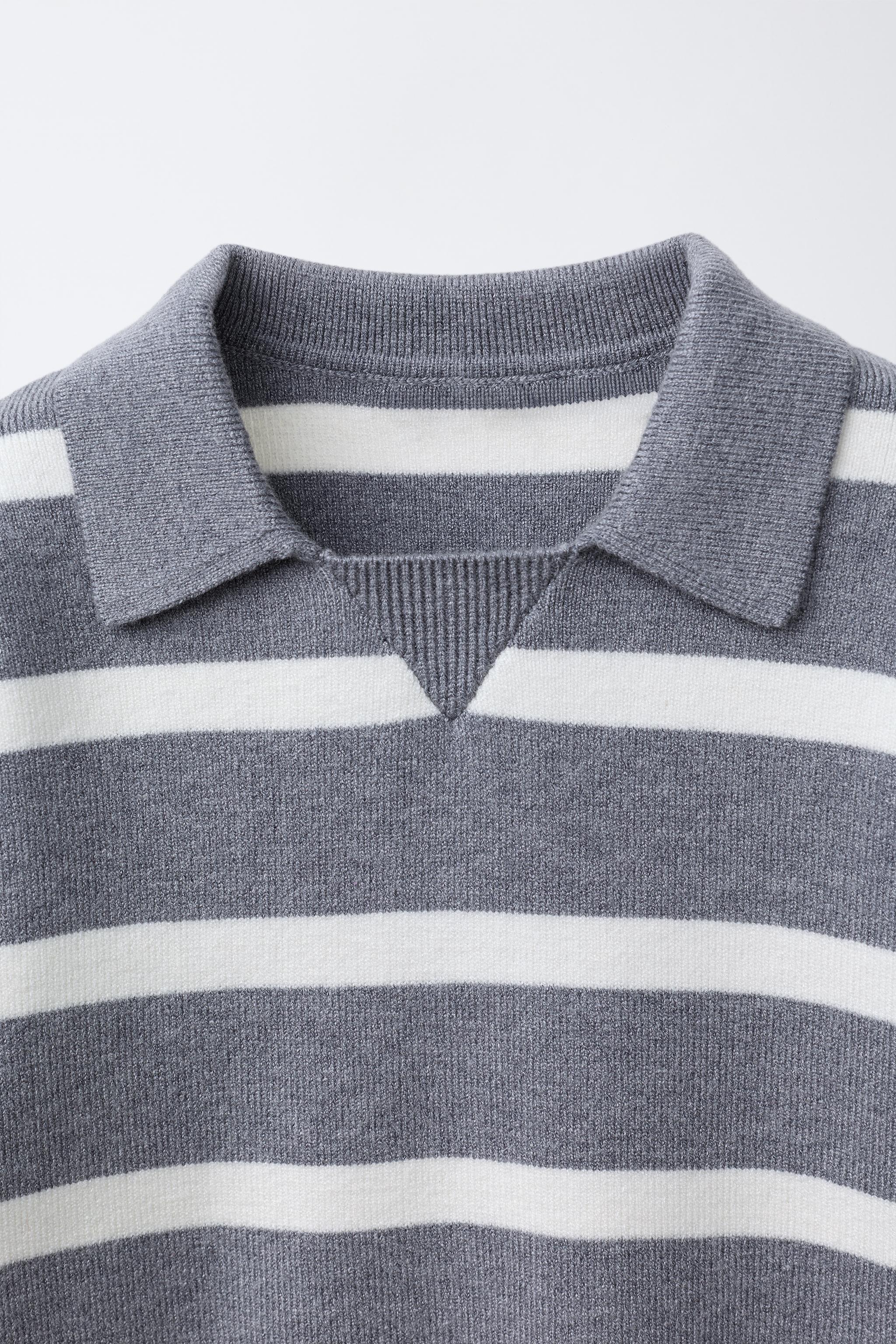 STRIPED KNIT SWEATER