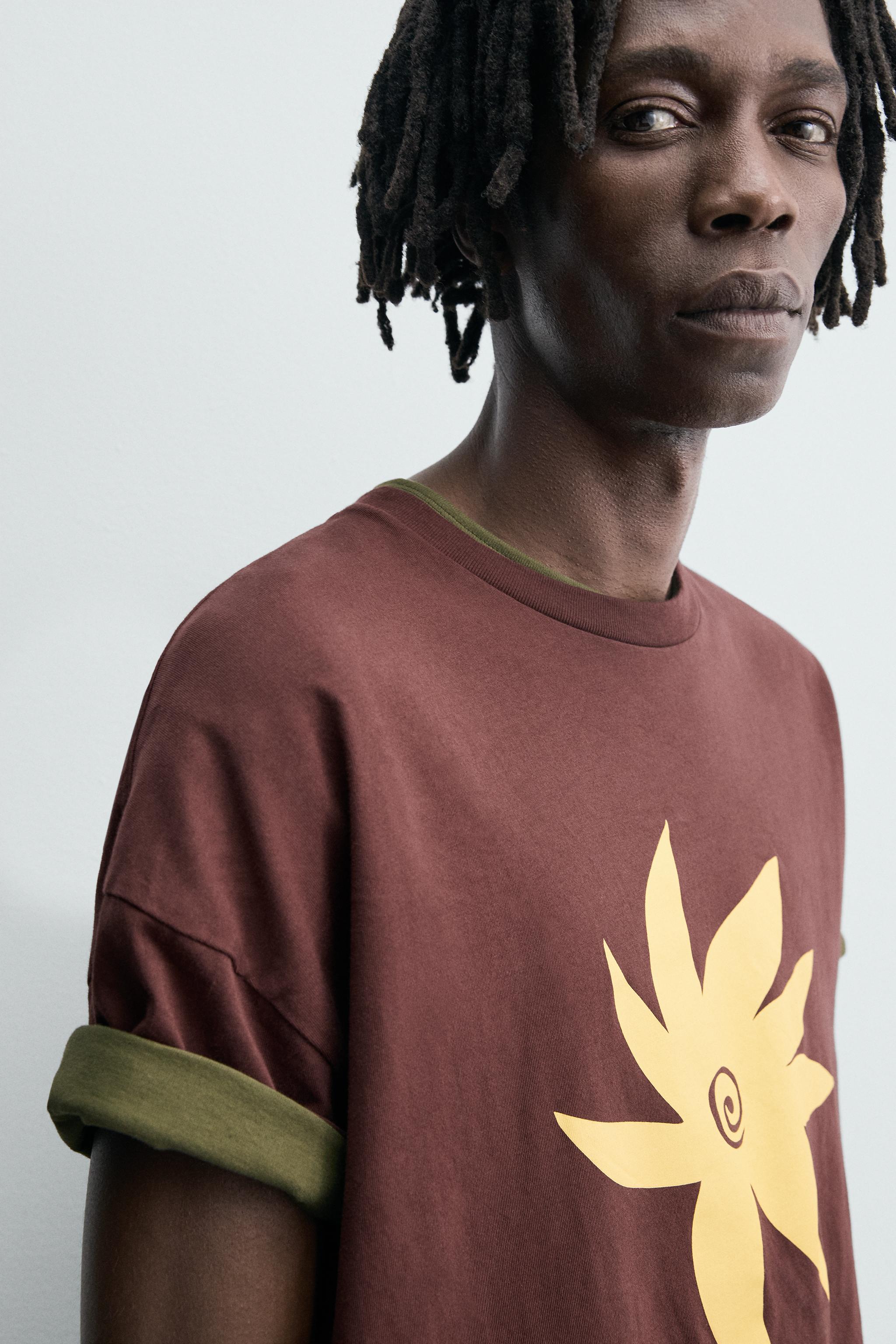 PRINTED TEXT T-SHIRT