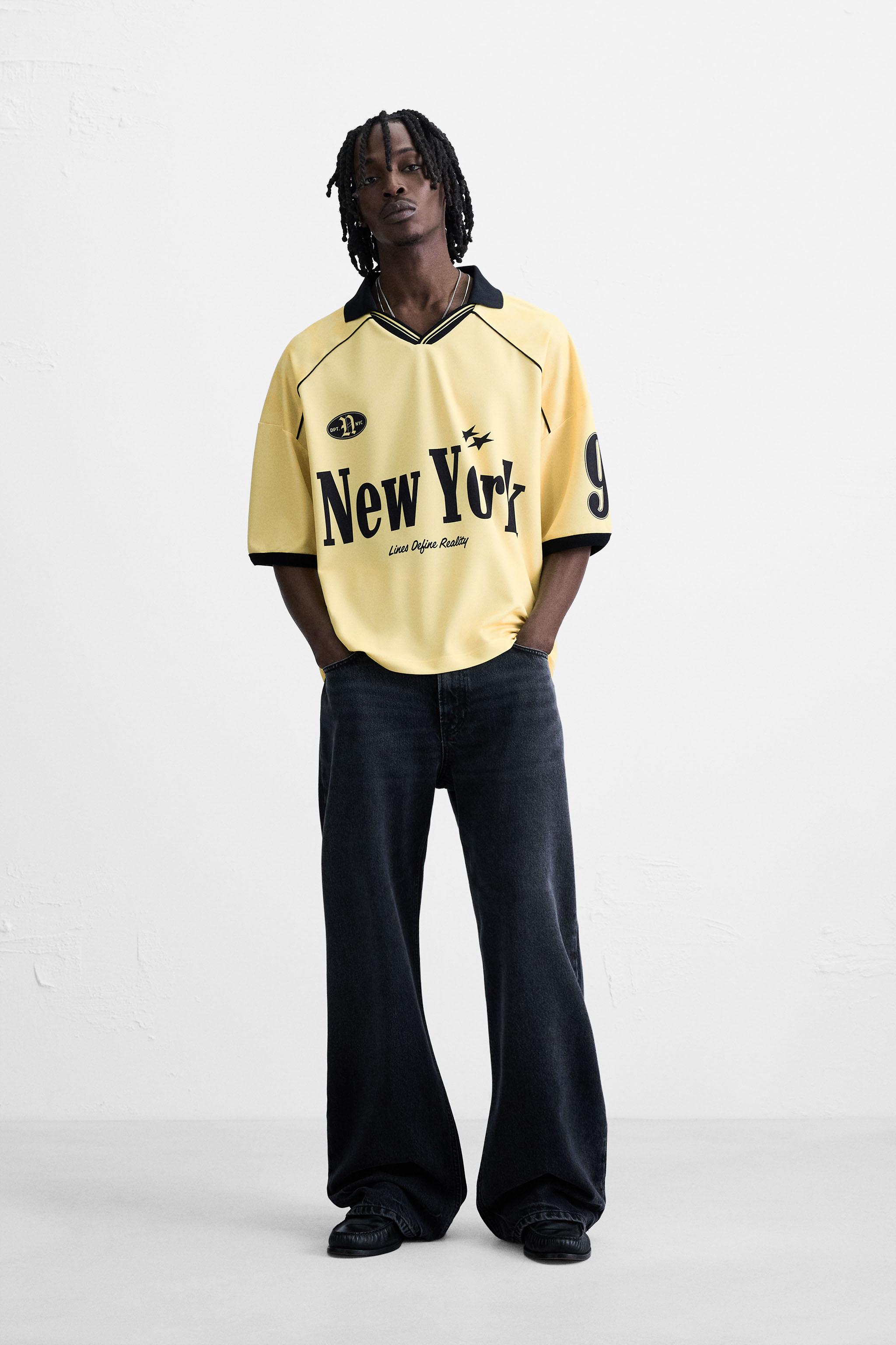 RETRO FOOTBALL PRINTED POLO SHIRT