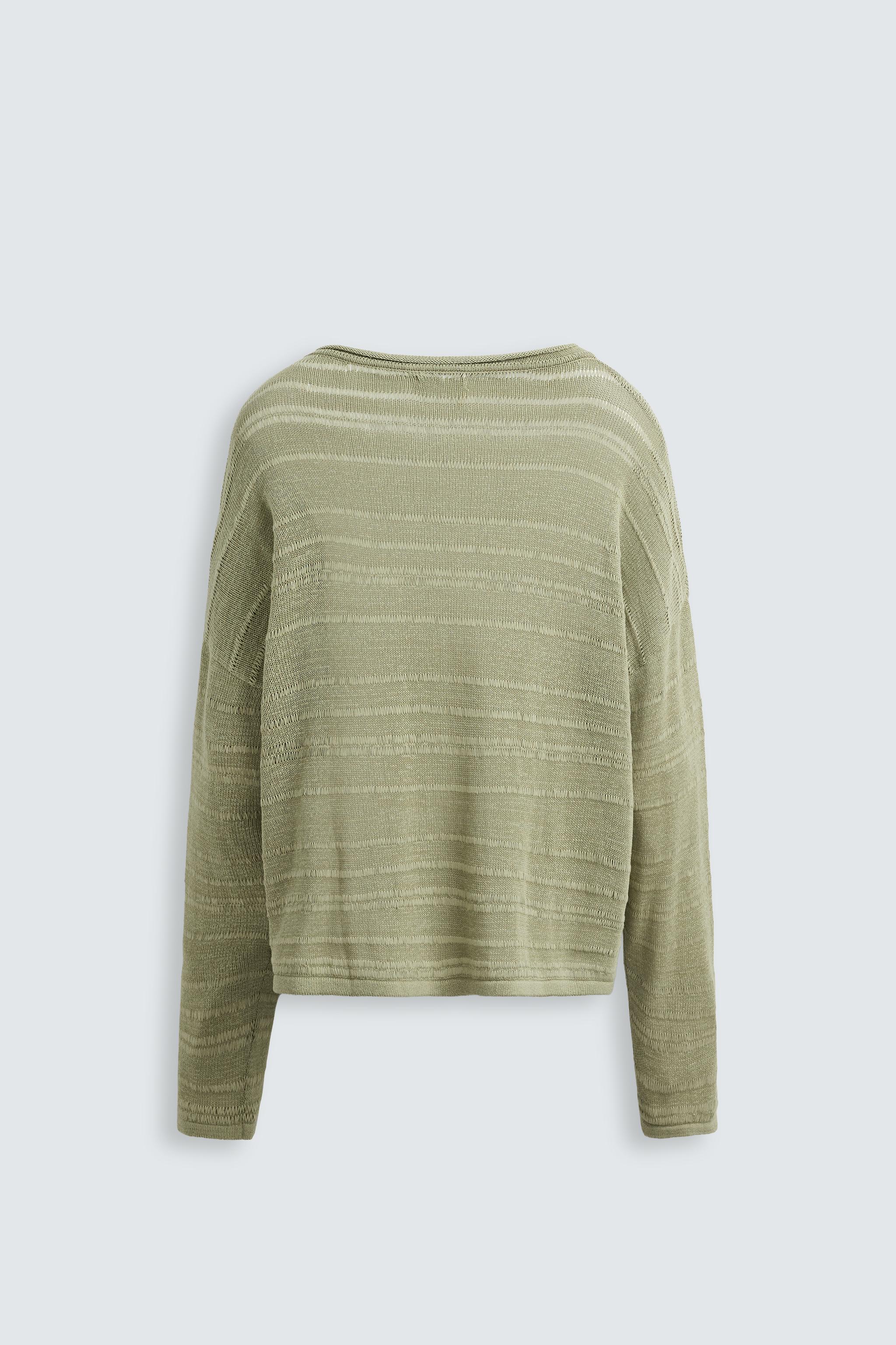 STRIPED JACQUARD SWEATER