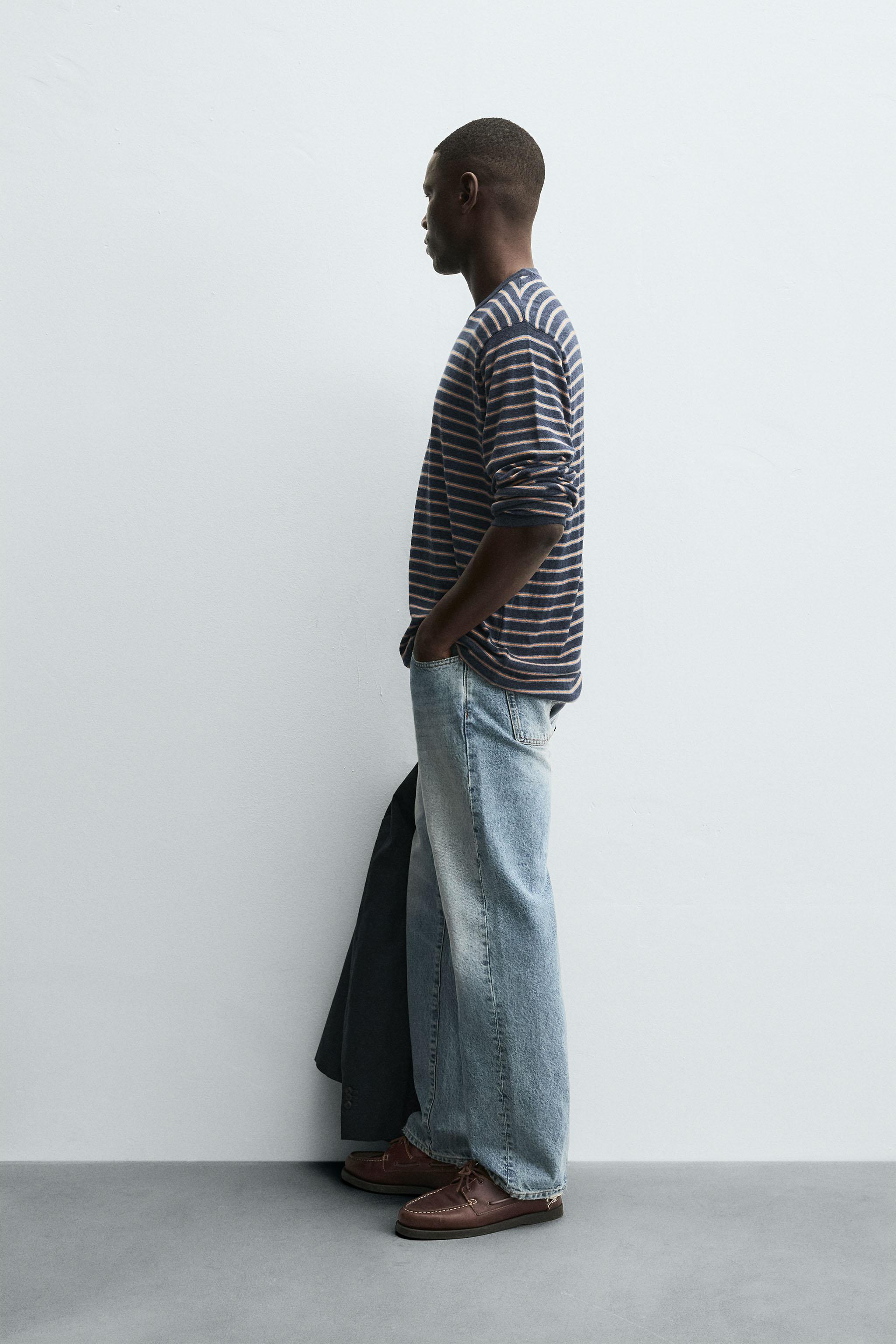 STRIPED JACQUARD SWEATER