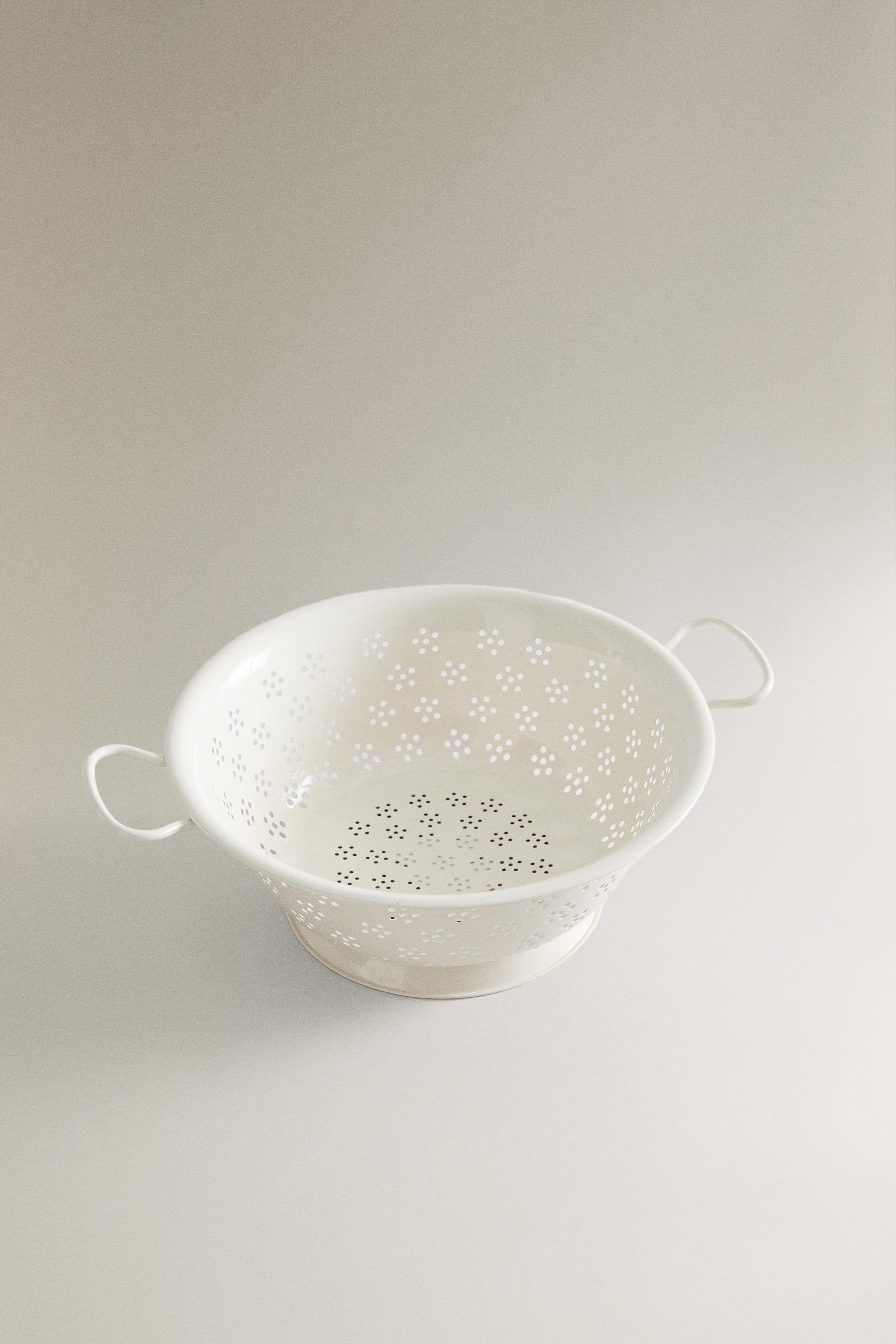 FLORAL PRINT KITCHEN COLANDER