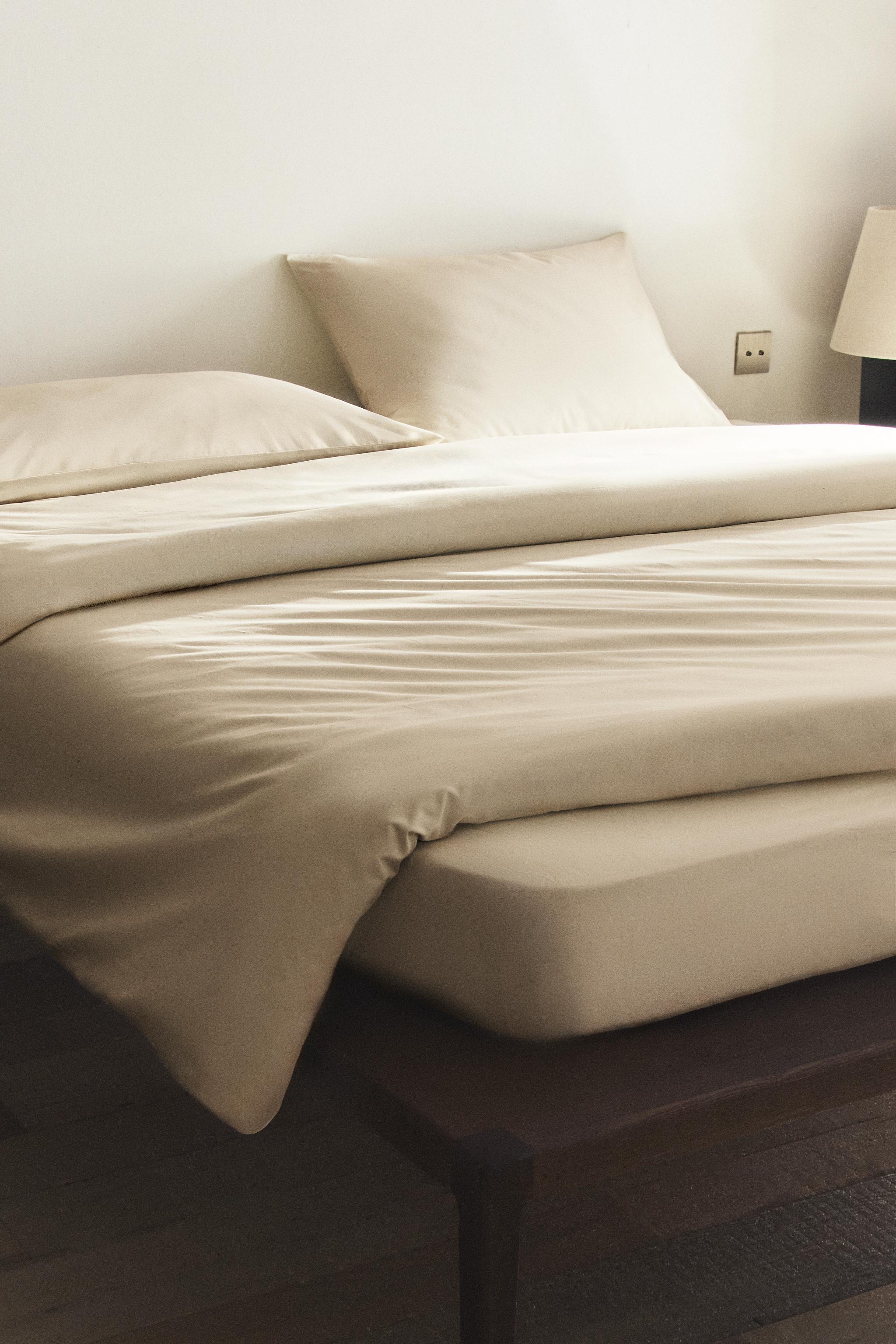 PERCALE COTTON DUVET COVER (200 THREAD COUNT)