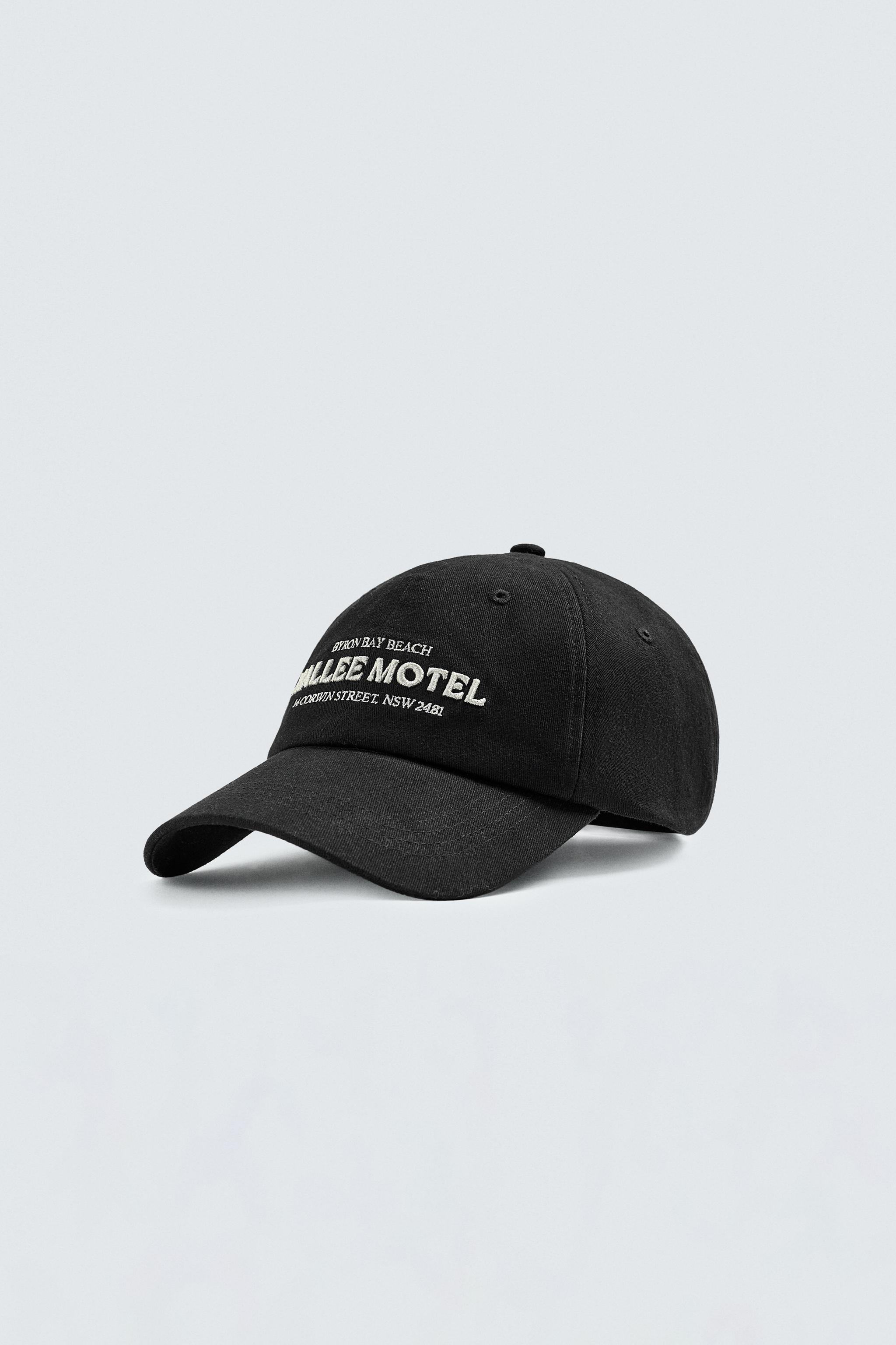 EMBROIDERED TEXT CAP