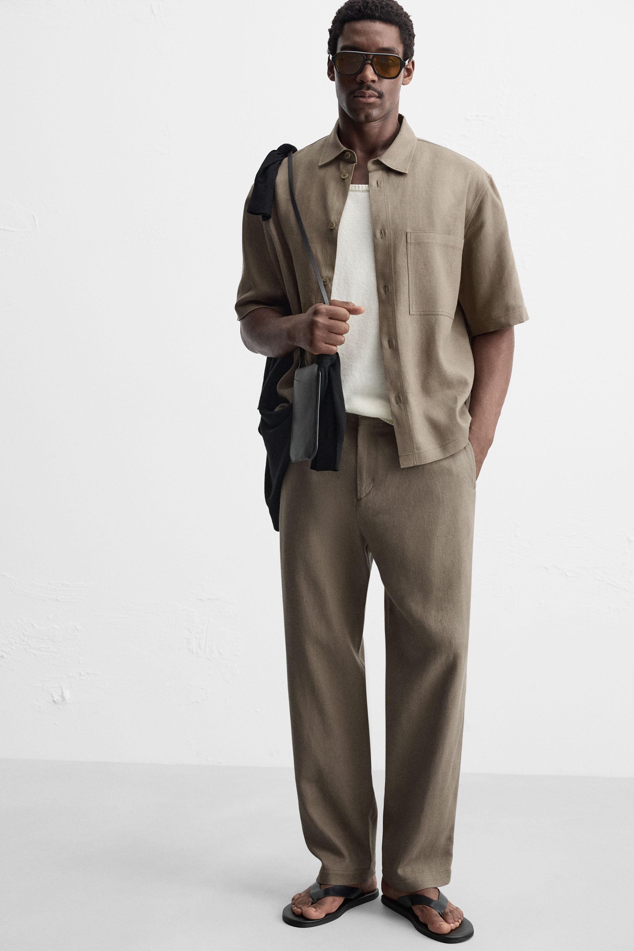 VISCOSE - JUTE PANTS