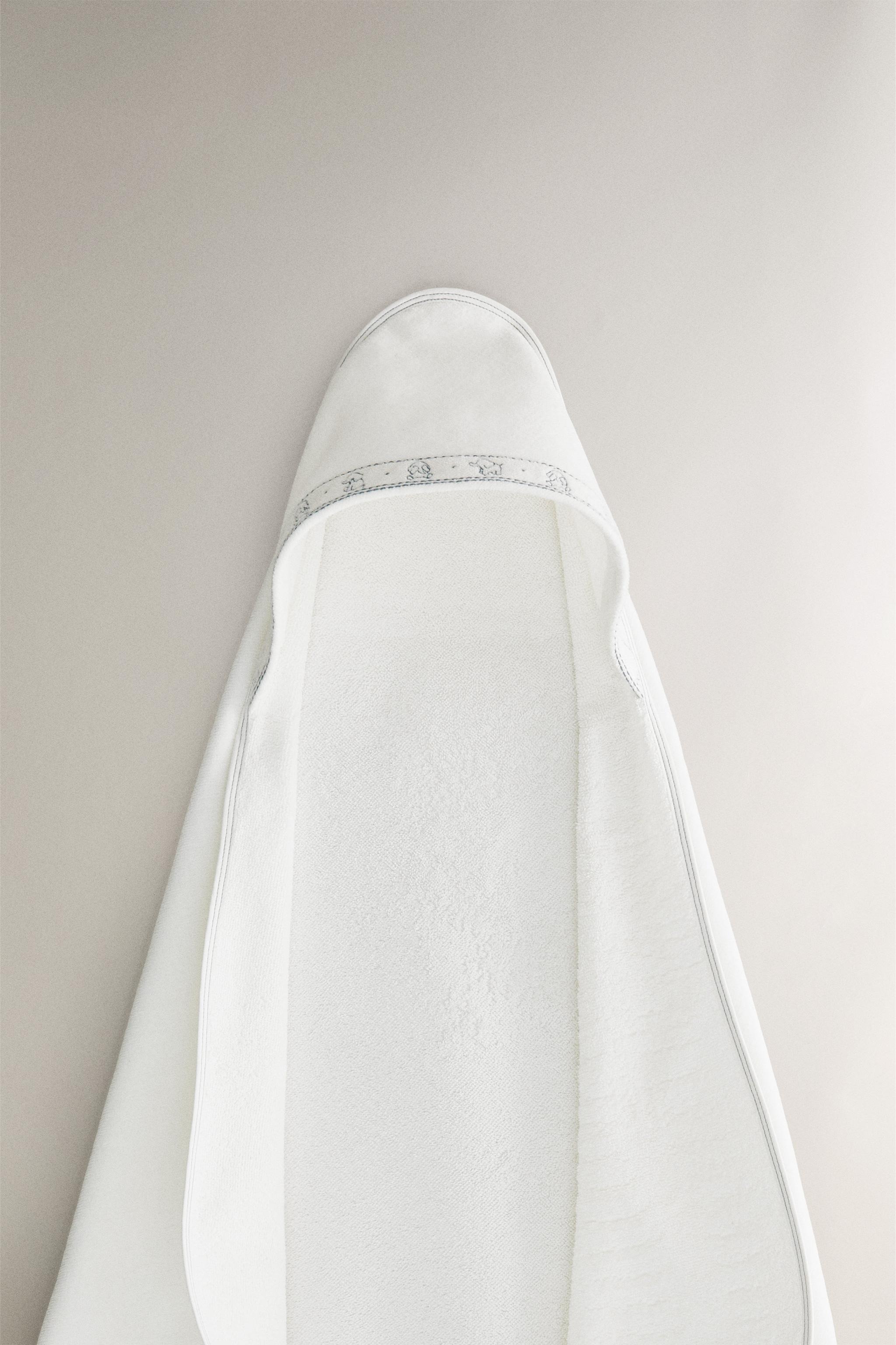 HOODED ELEPHANT BABY BATH TOWEL