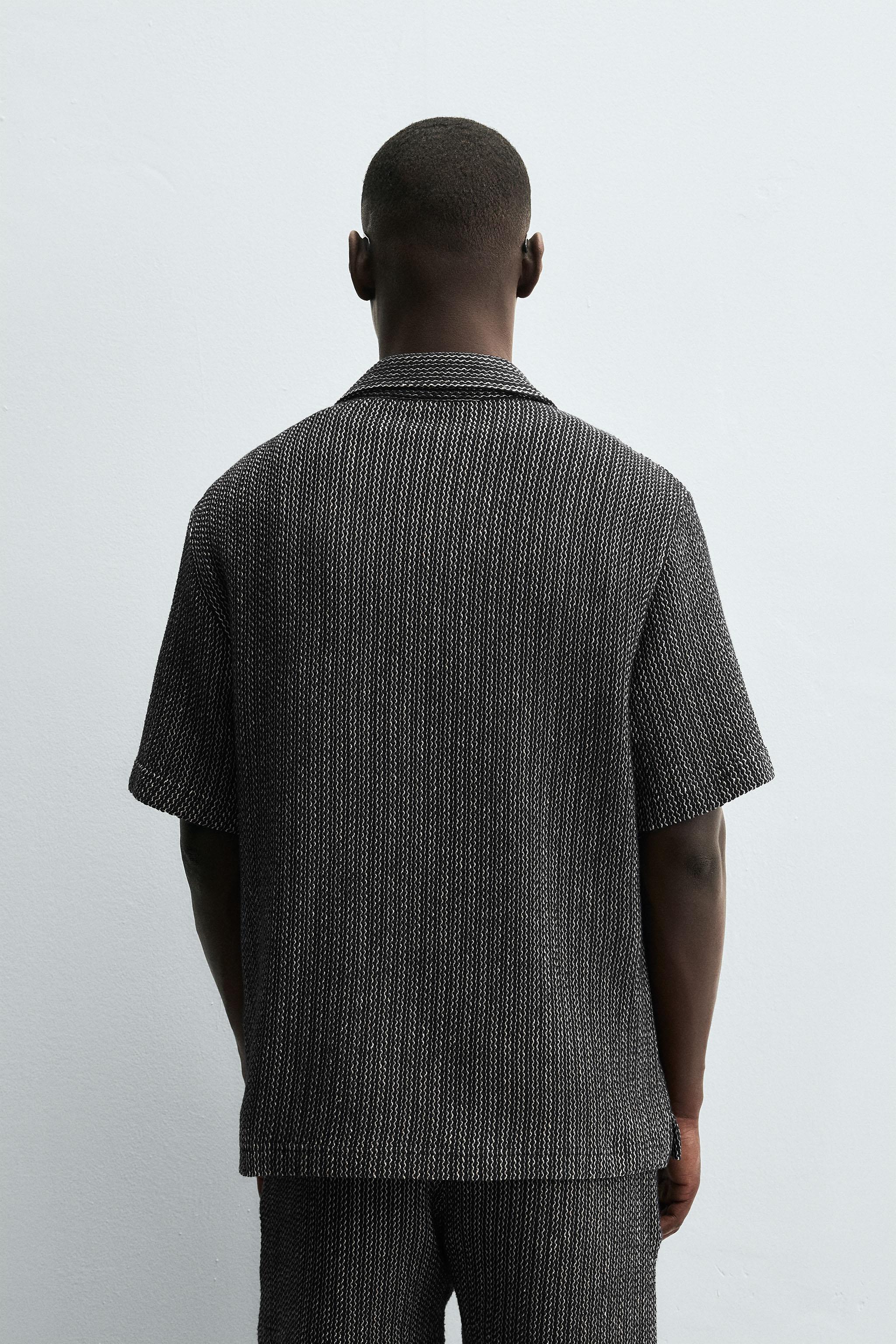 JACQUARD TEXTURED SHIRT