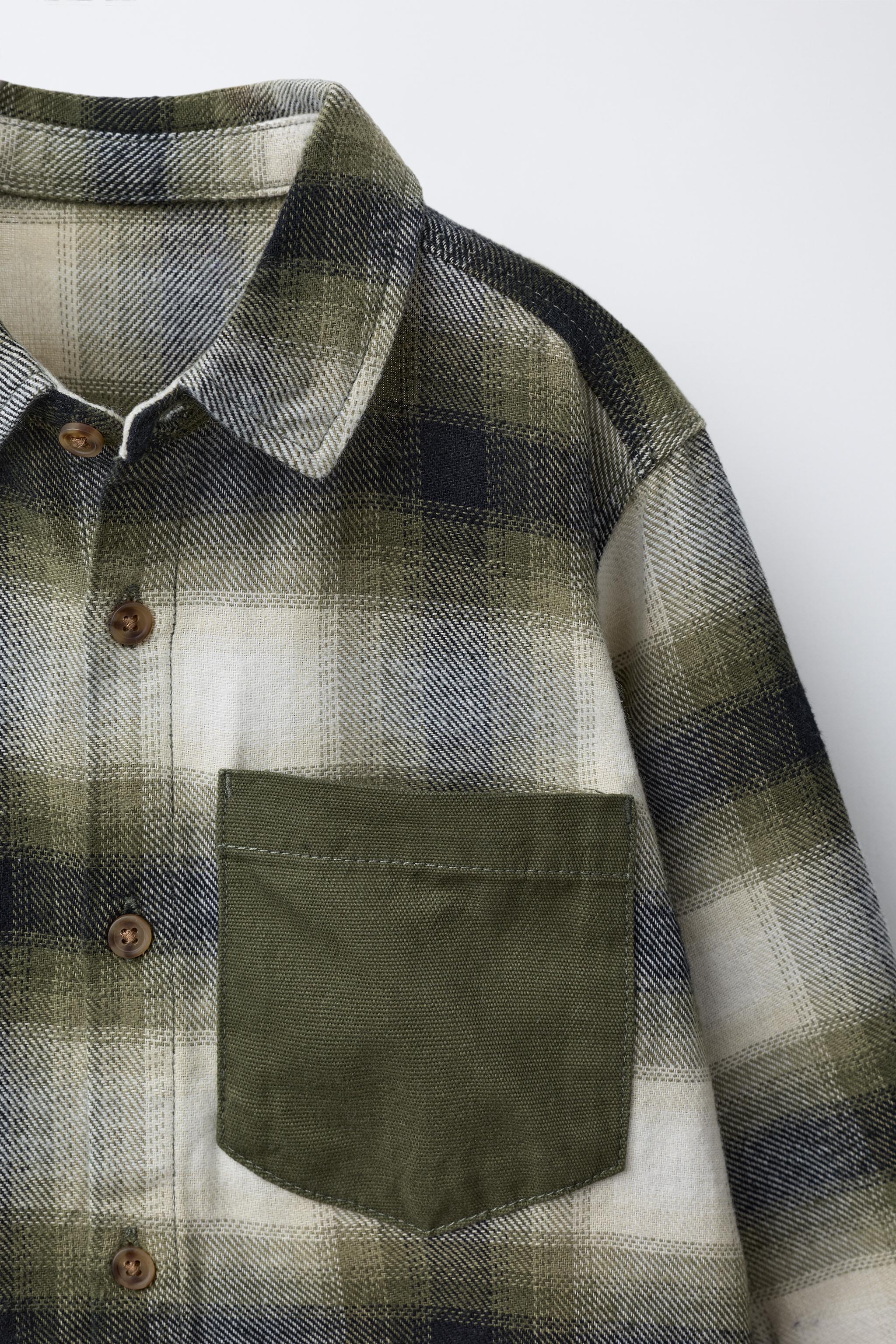 PLAID POCKET SHIRT
