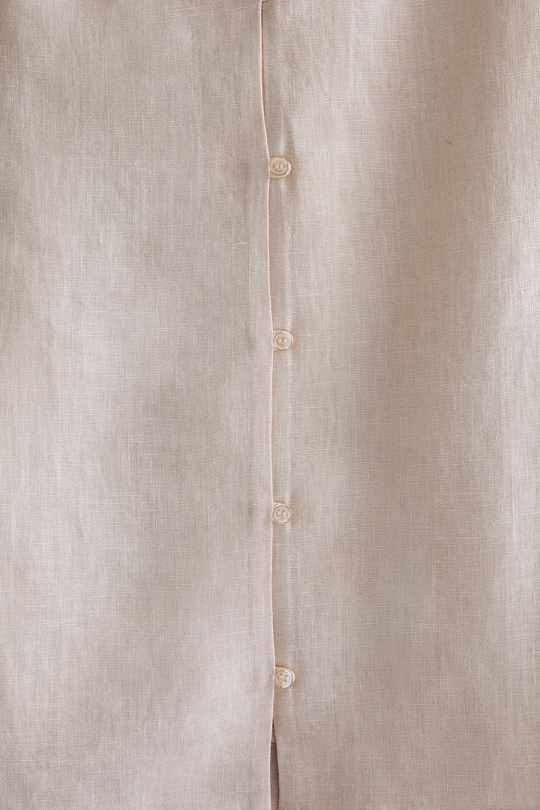 LINEN TOP WITH BUTTONS