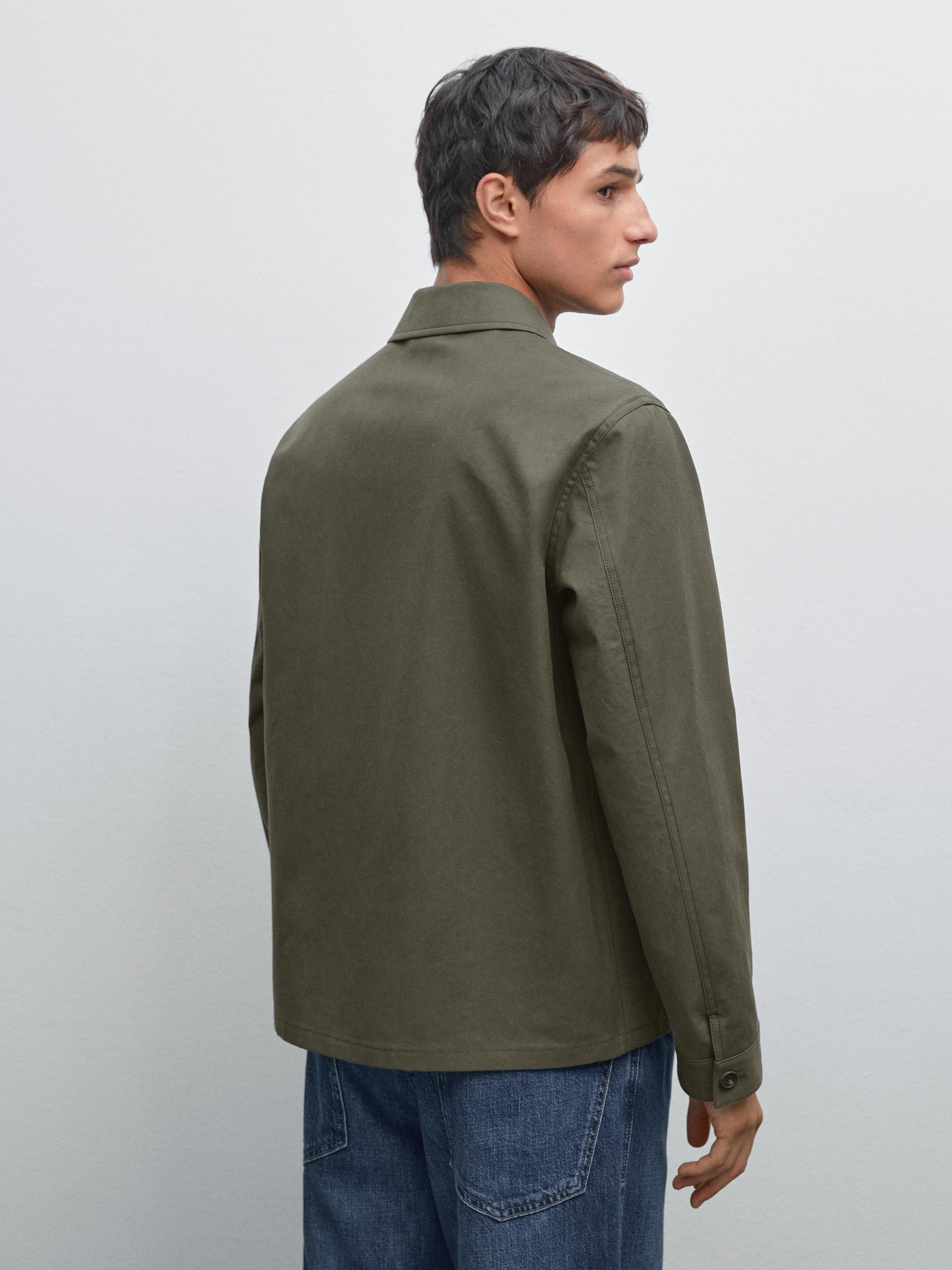 100% cotton maltinto finish jacket