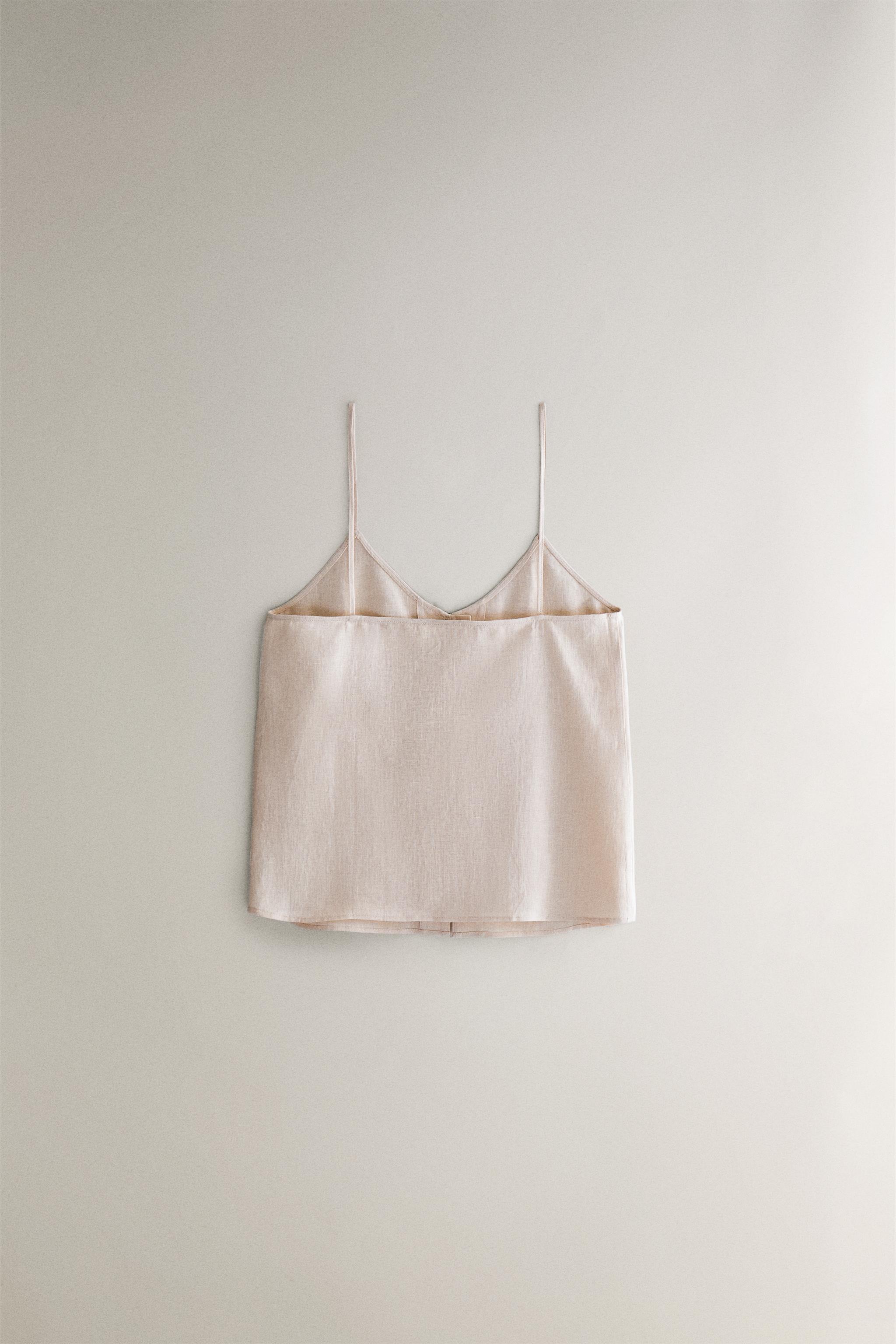 LINEN TOP WITH BUTTONS