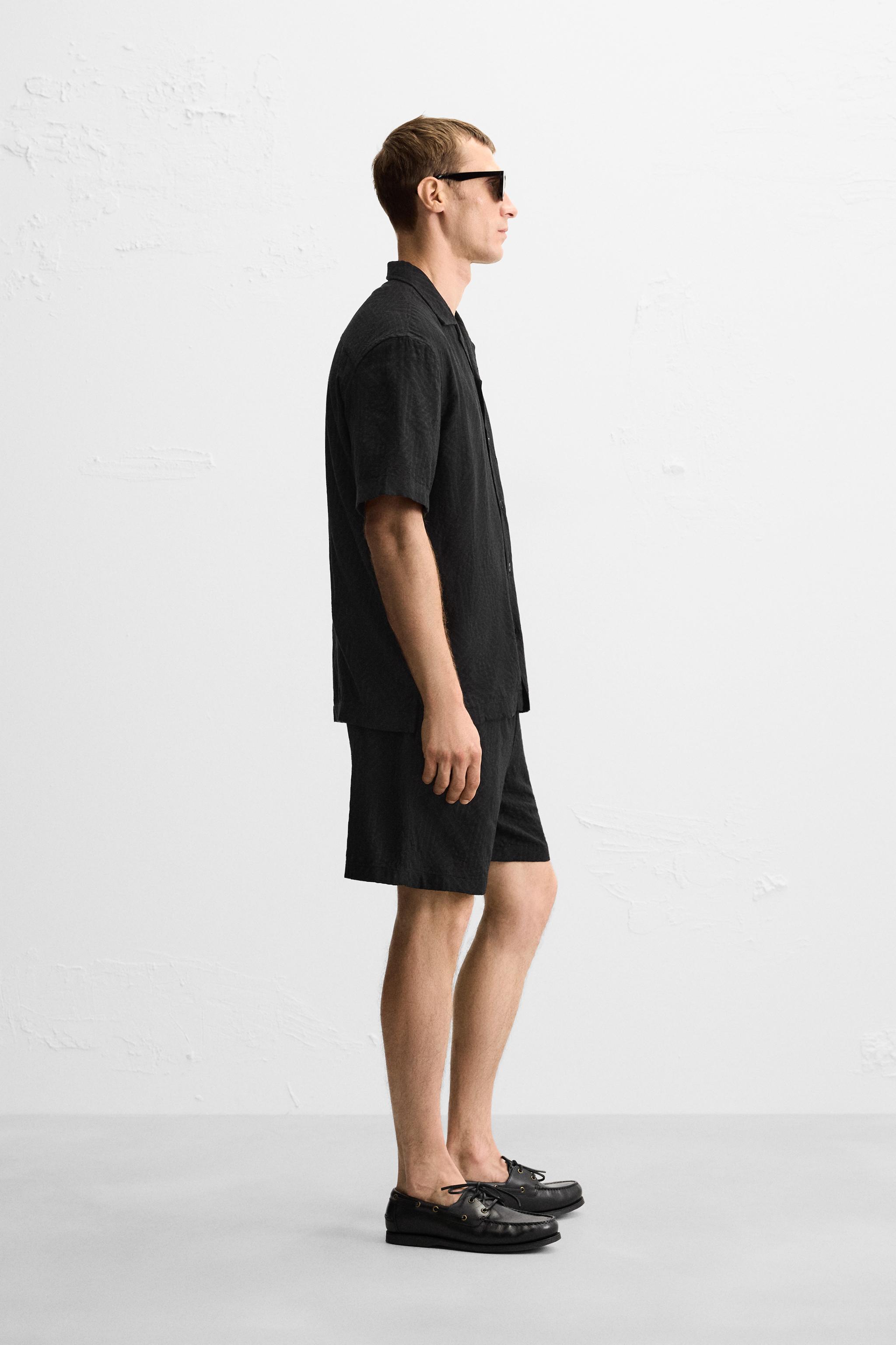 GEOMETRIC JACQUARD SHORTS