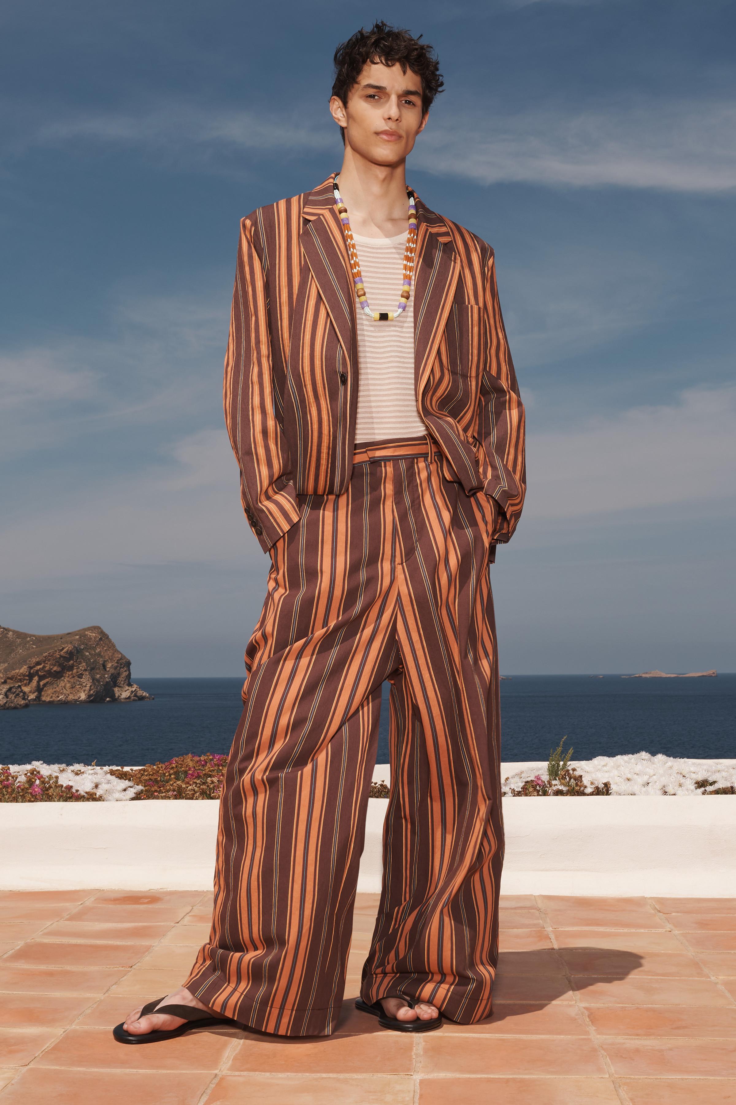 LIMITED EDITION STRIPED SUIT PANTS