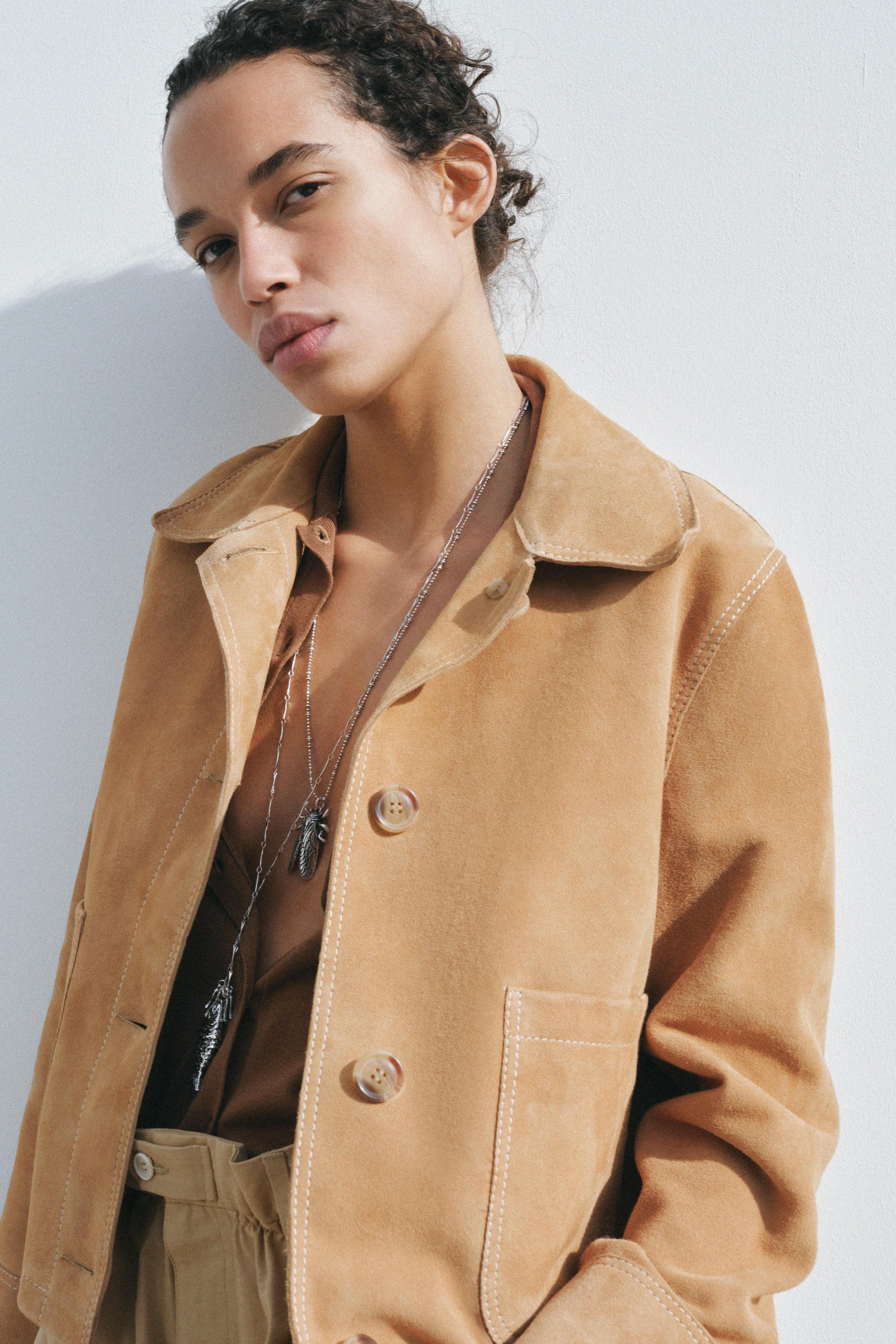 ZW COLLECTION LIMITED EDITION 100% SUEDE JACKET