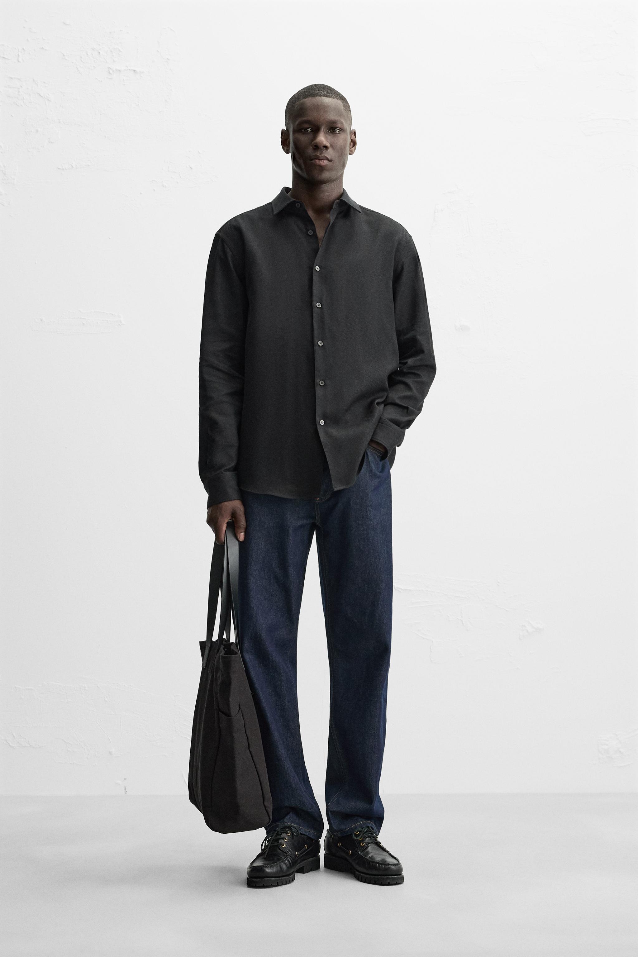 EASY CARE TEXTURED SHIRT