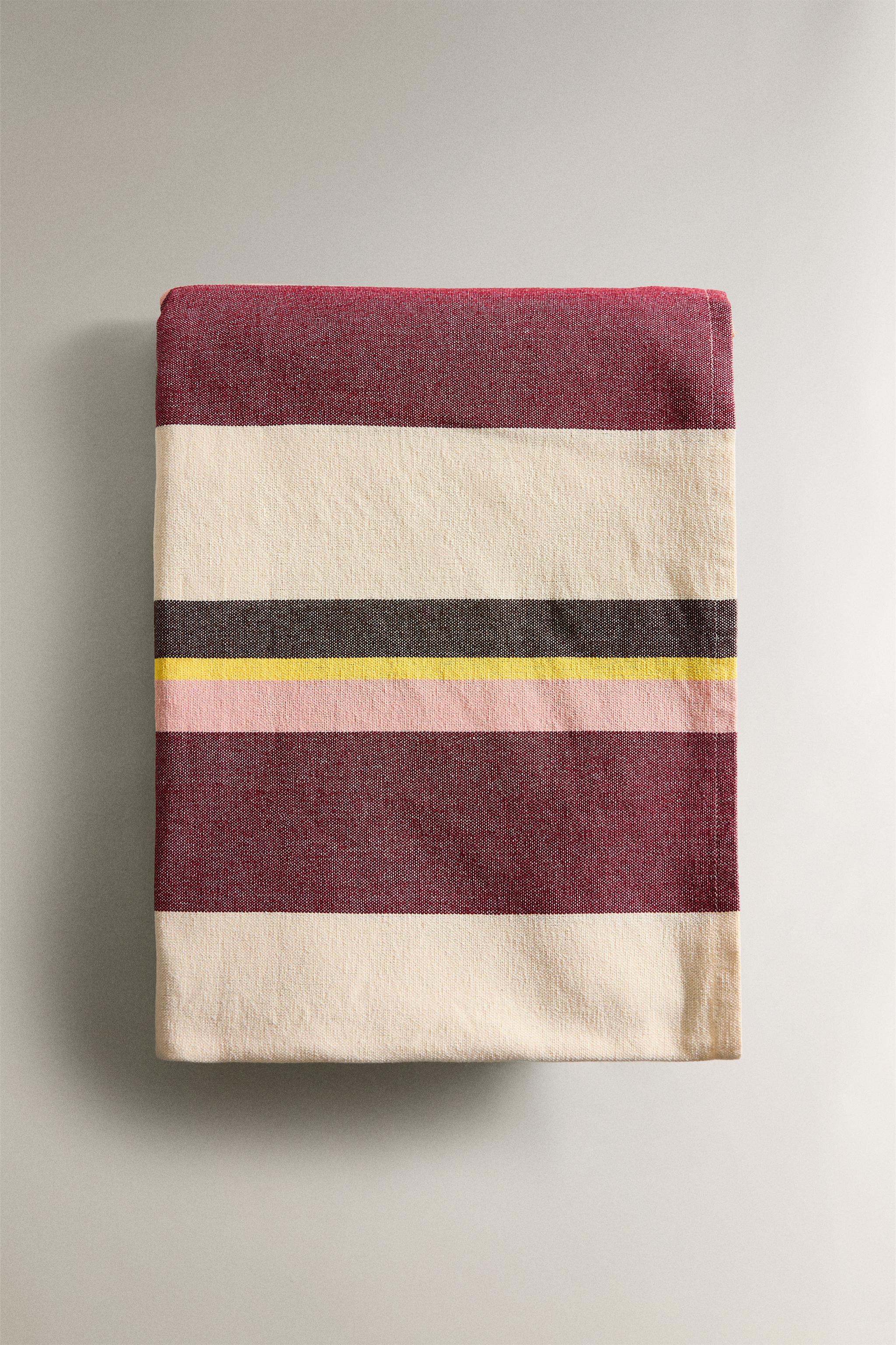 STRIPED COTTON TABLECLOTH X COLLAGERIE