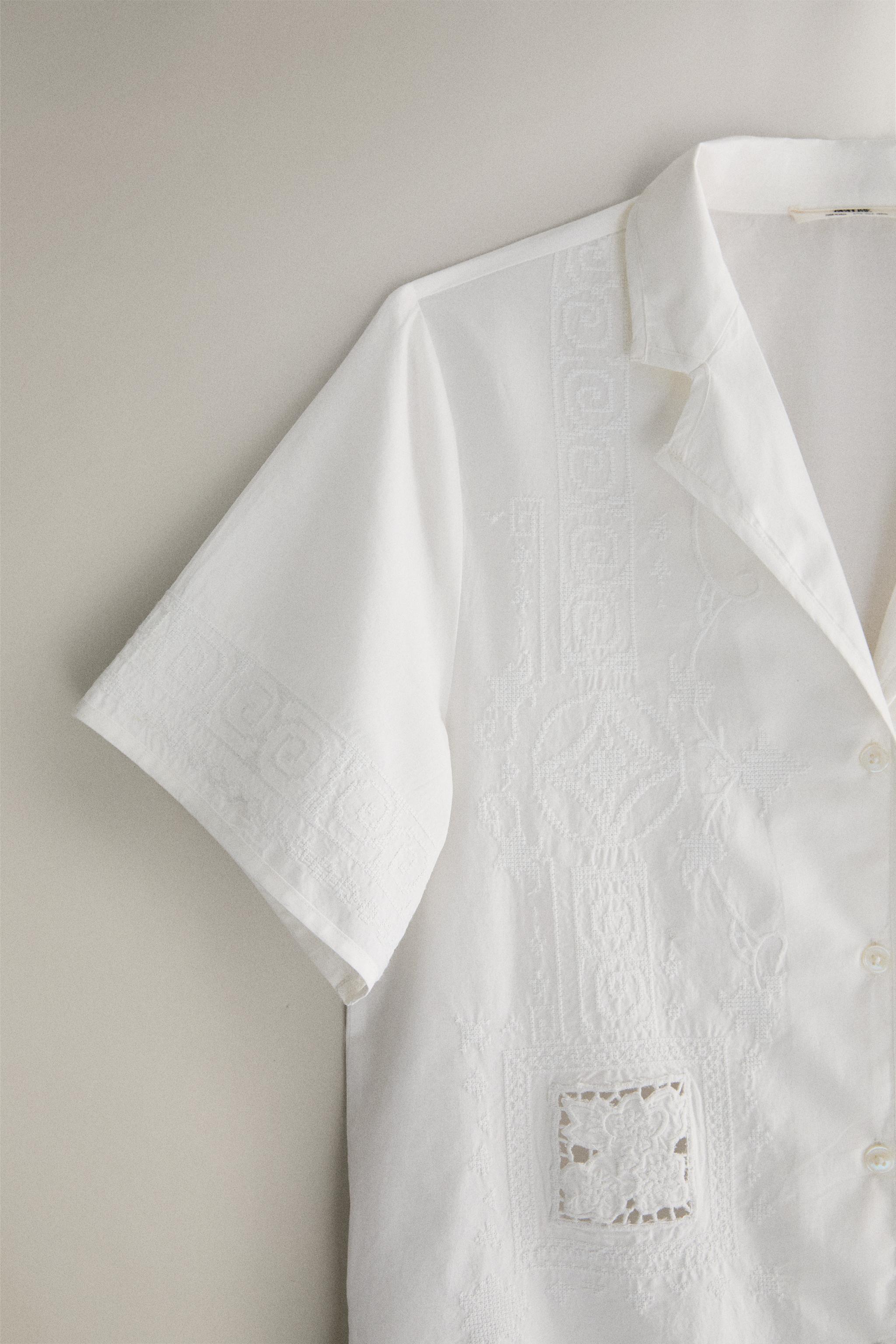 EMBROIDERED COTTON SHIRT