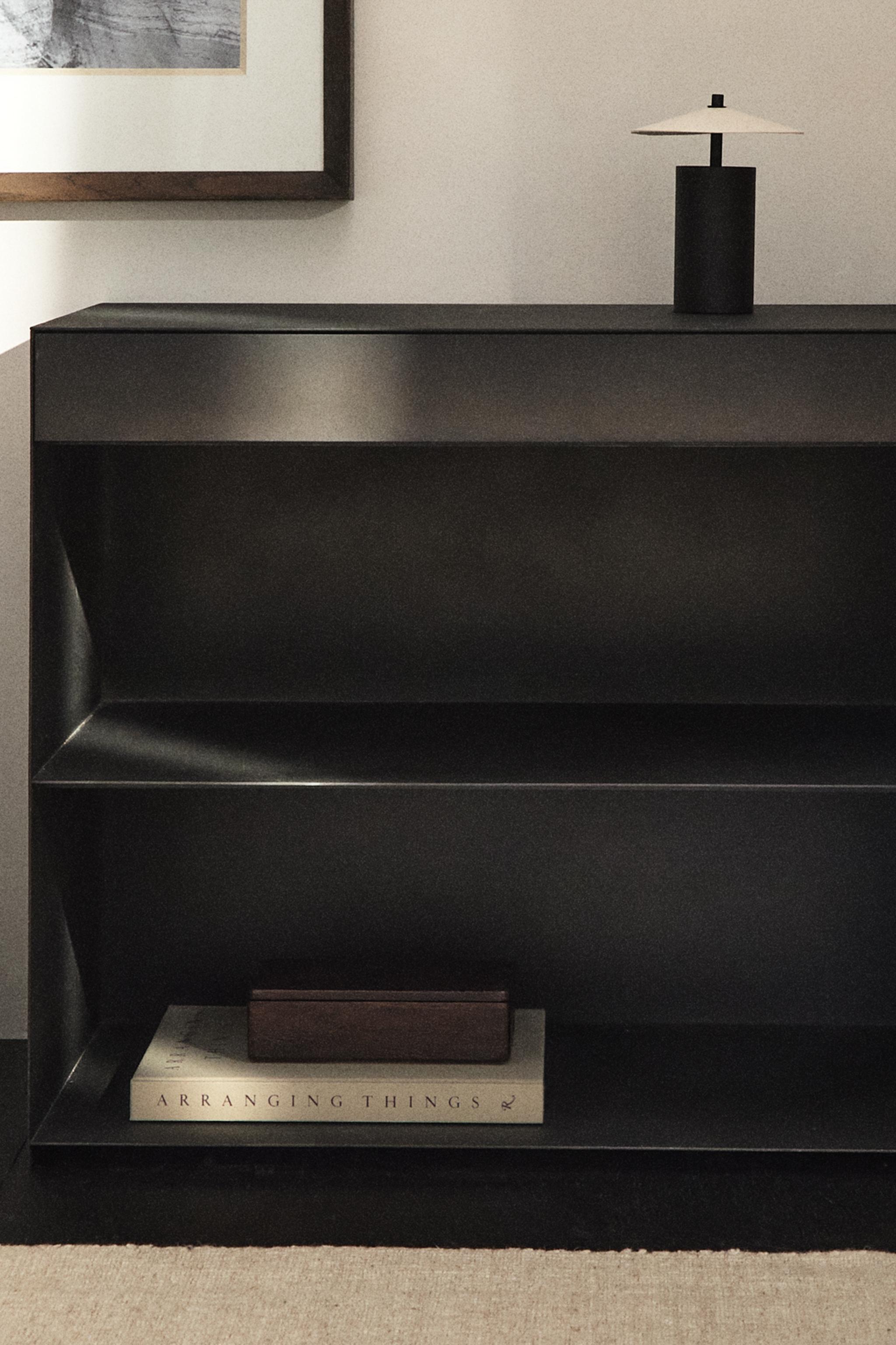 METAL NIGHTSTAND WITH DRAWER