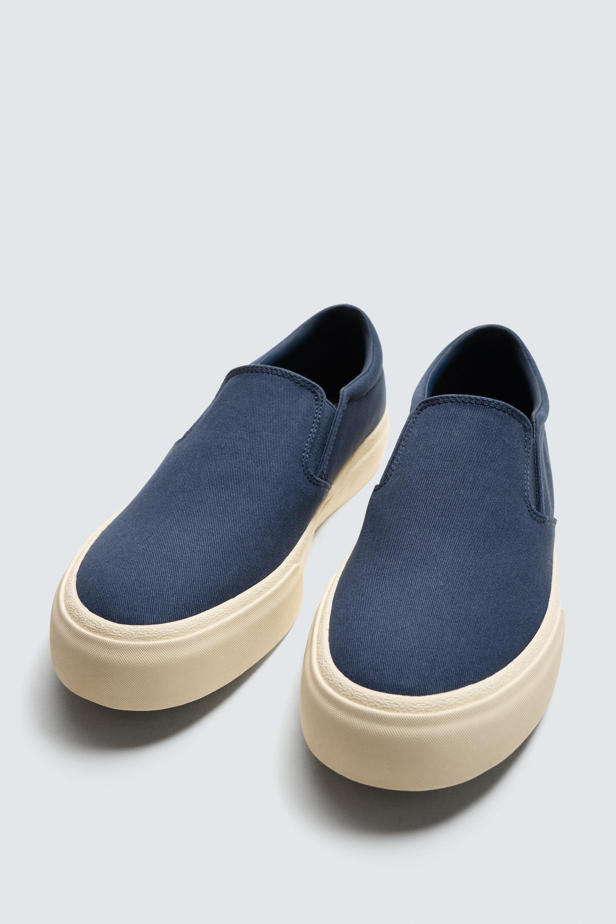 FABRIC LACELESS SNEAKERS