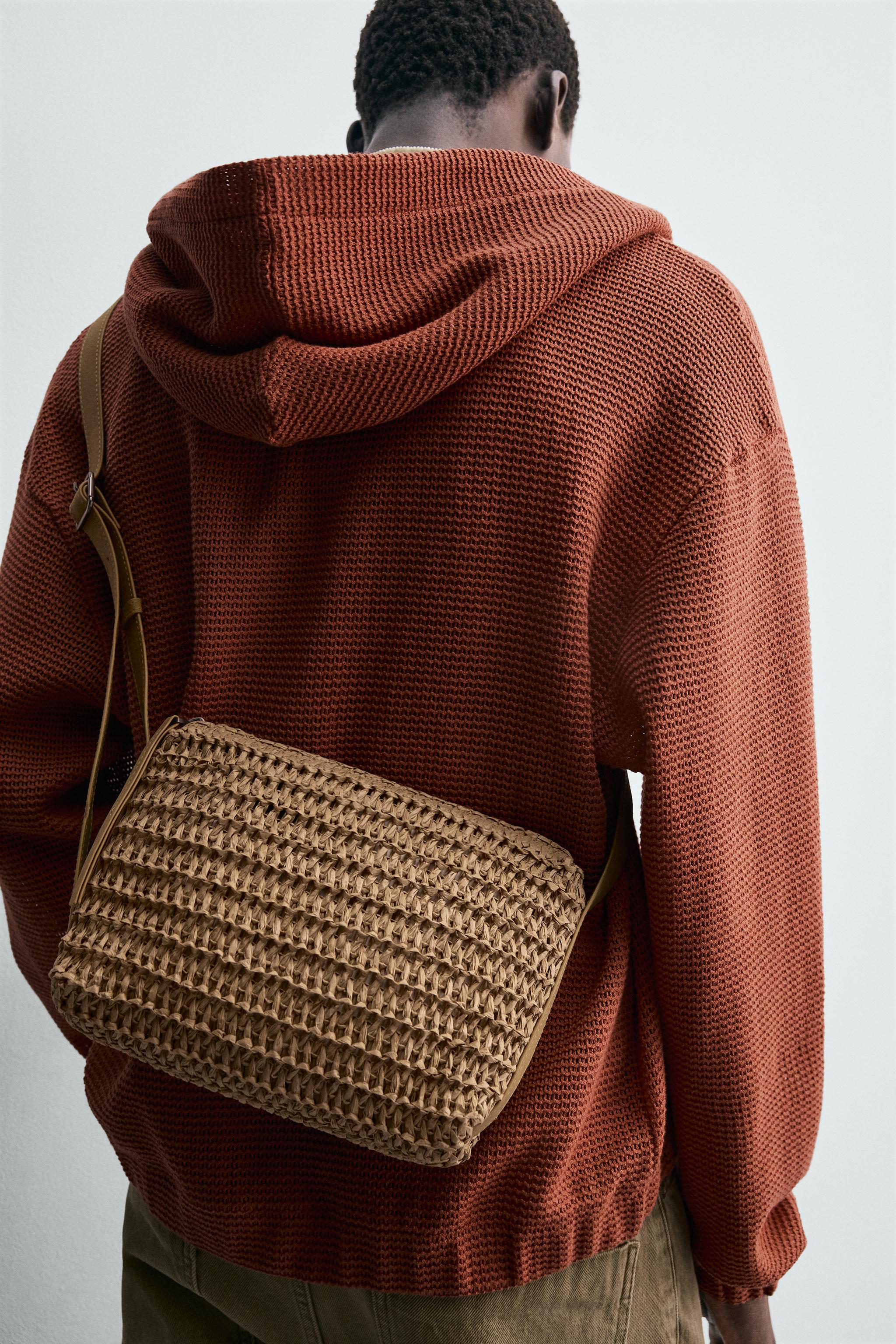WOVEN CROSSBODY BAG