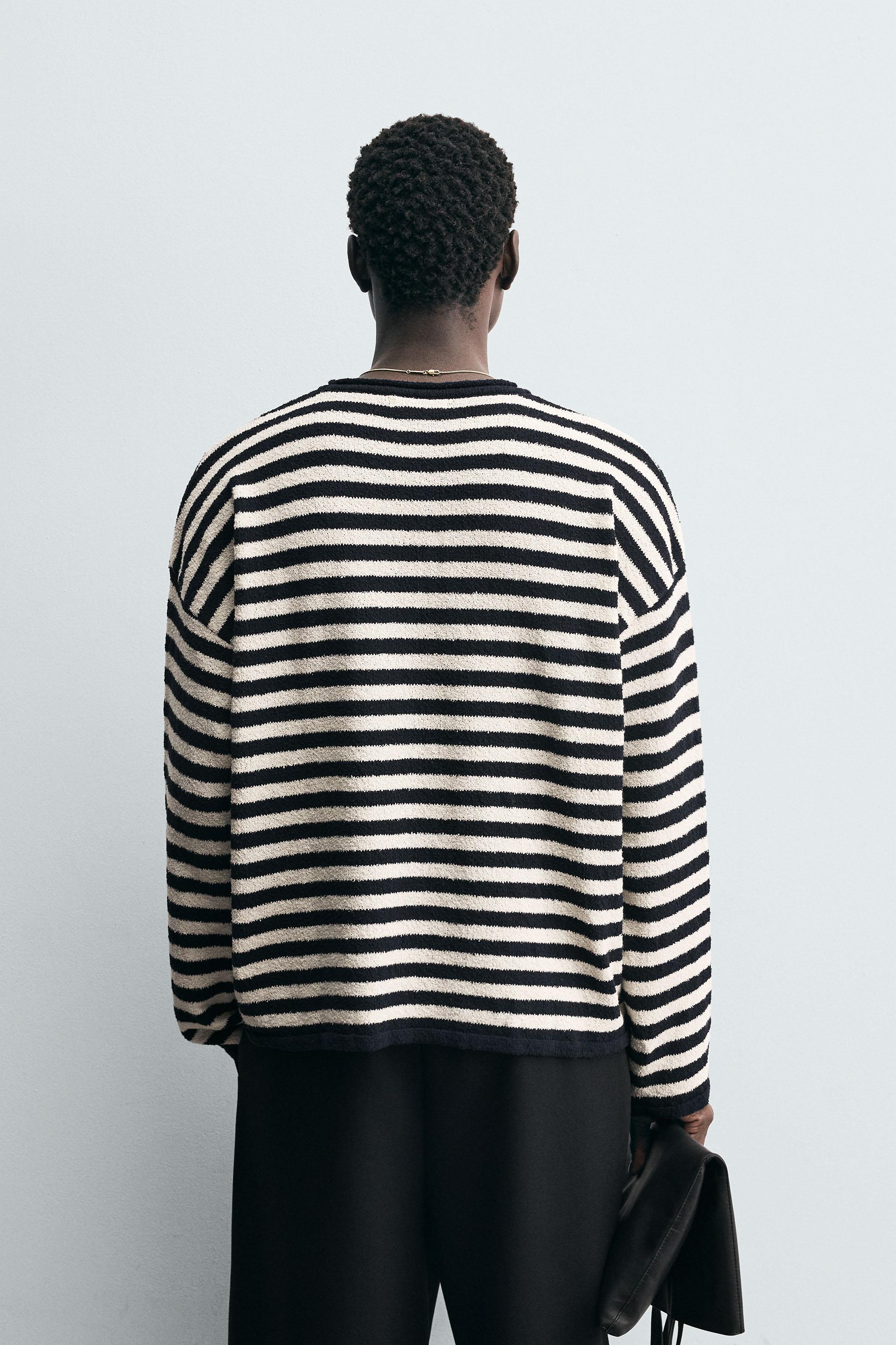 LIGHTWEIGHT STRIPED SWEATER
