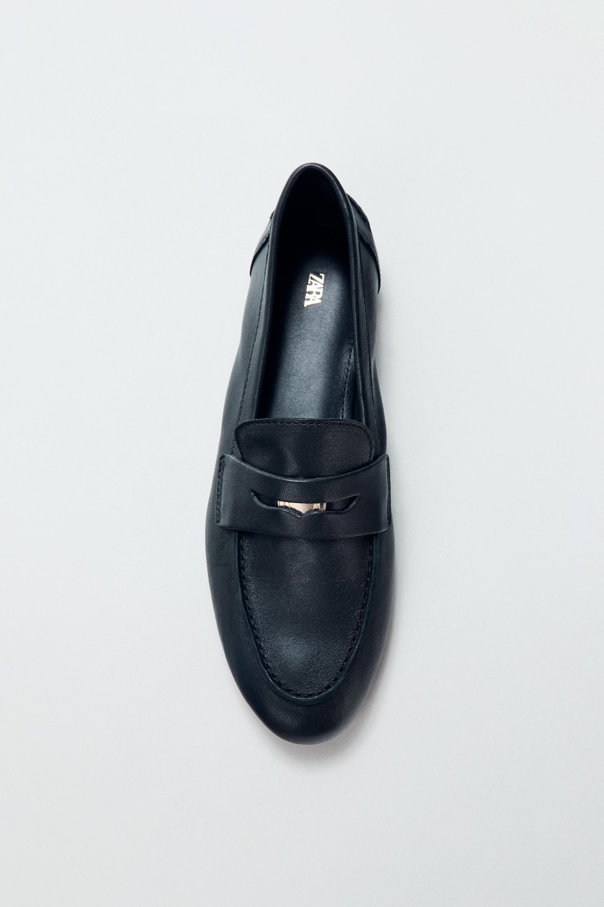LEATHER PENNY LOAFERS