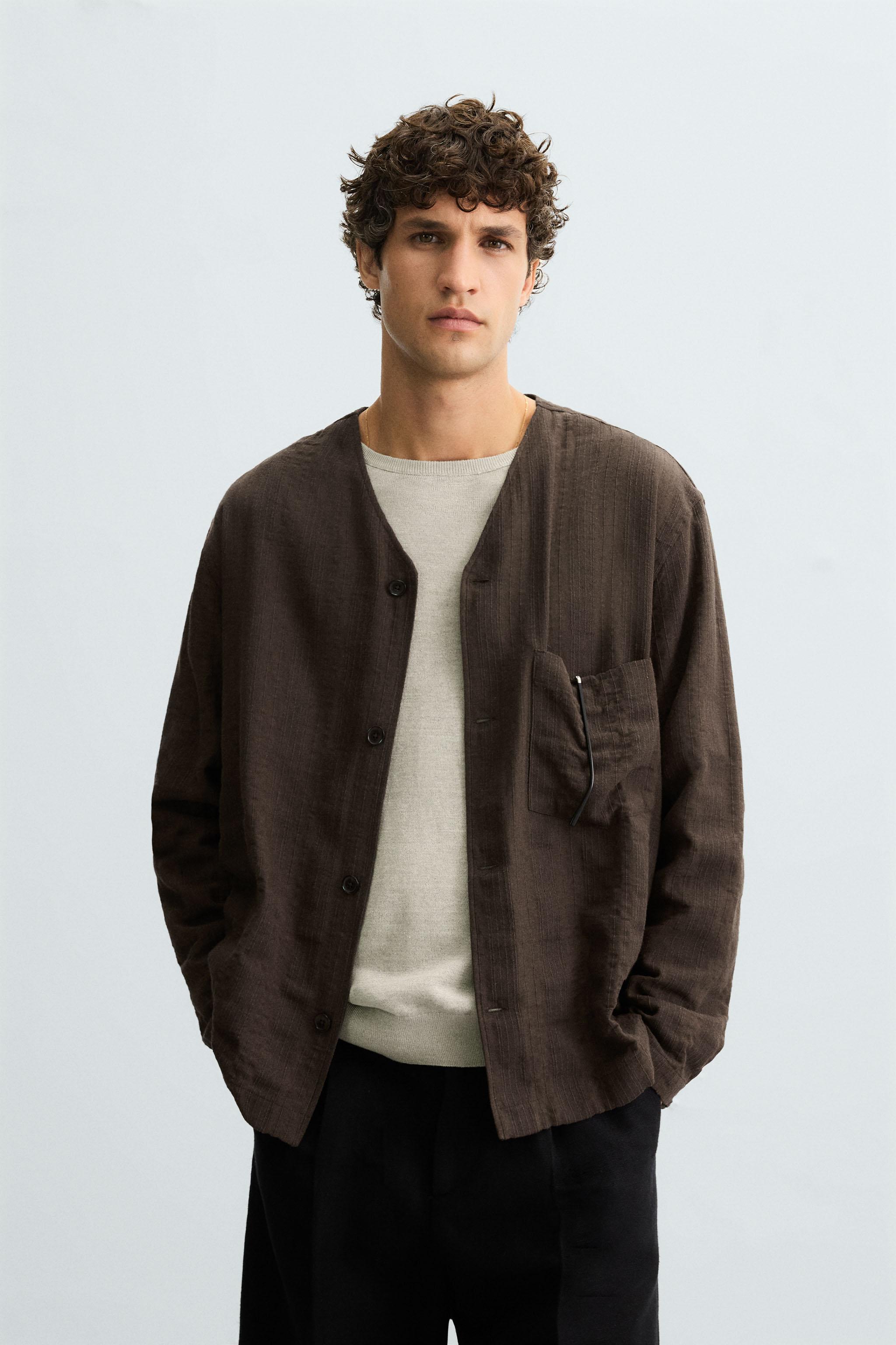 STRIPED JACQUARD SHIRT