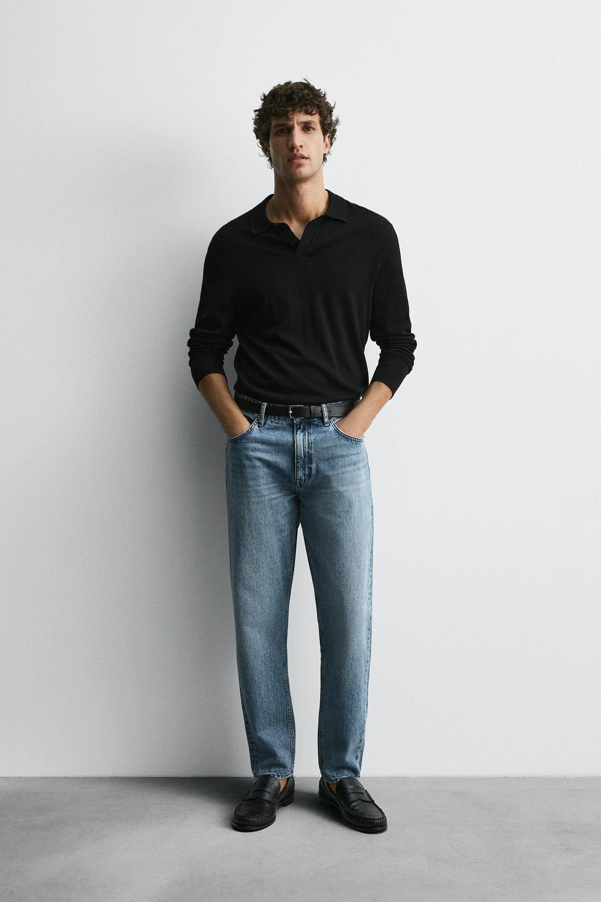 SLIM TAPERED FIT JEANS